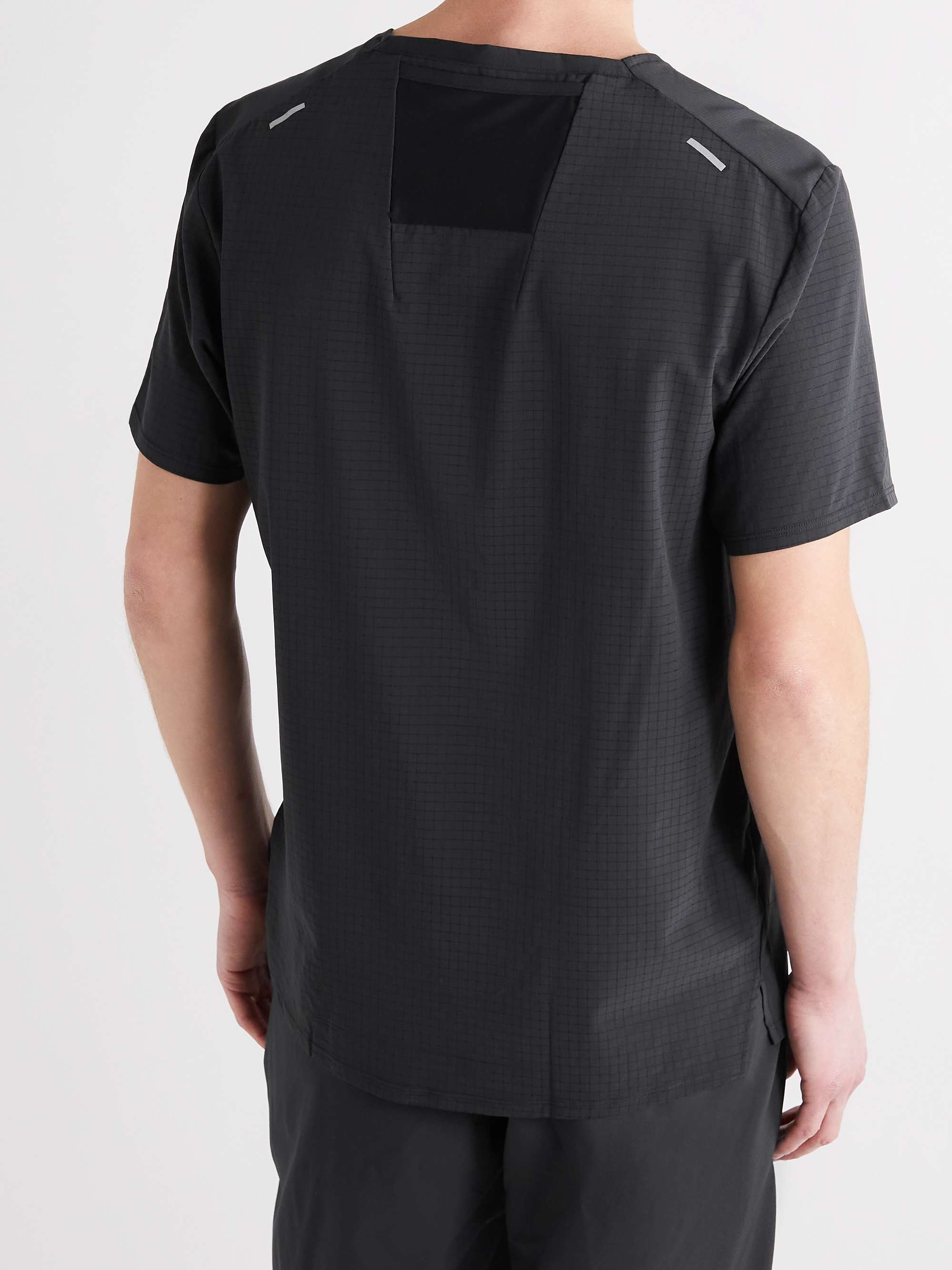 NIKE RUNNING Rise 365 Logo-Print Dri-FIT Ripstop T-Shirt