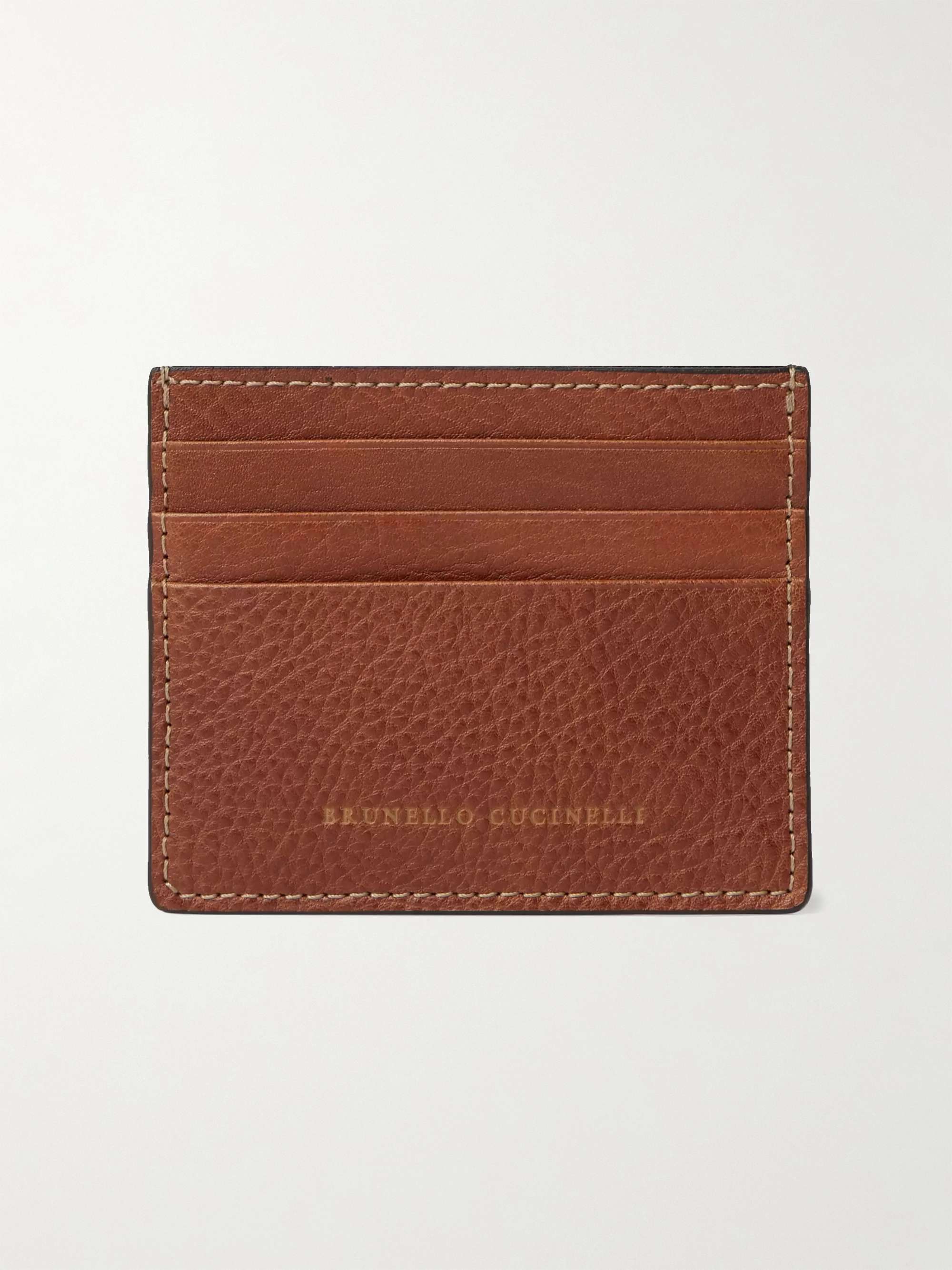 BRUNELLO CUCINELLI Full-Grain Leather Cardholder for Men | MR PORTER