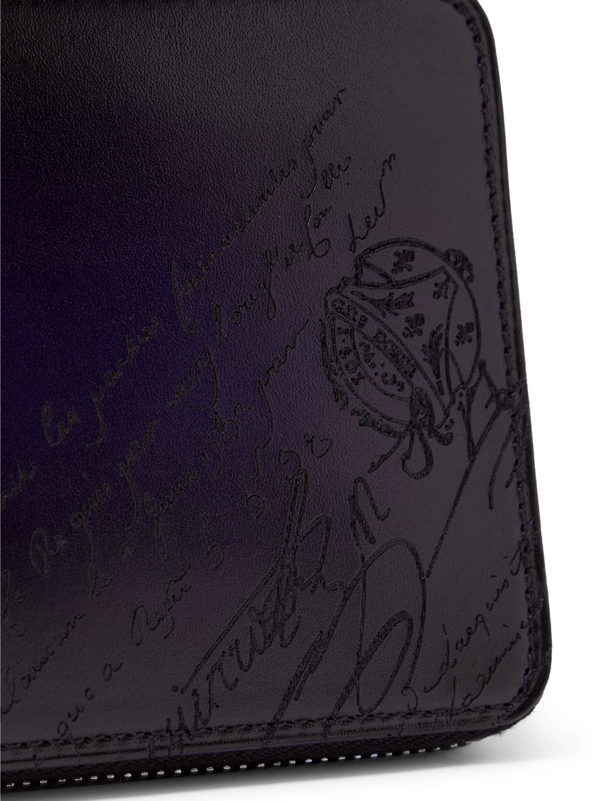 BERLUTI Scritto Venezia Leather Zip-Around Wallet