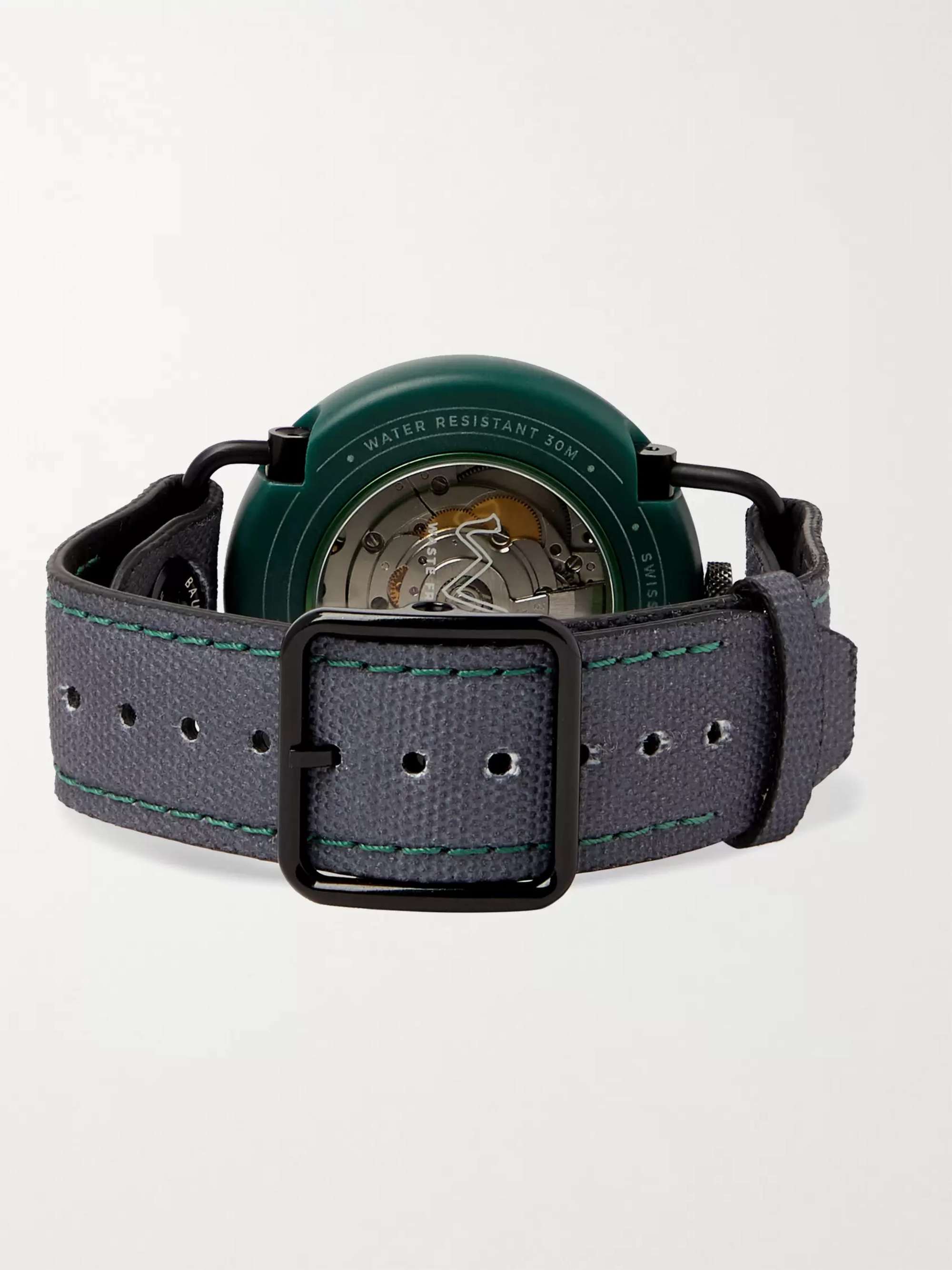 BAUME Ocean Limited Edition Automatic 42mm Plastic, Aluminium and SEAQUAL Canvas Watch, Ref. No. 10590