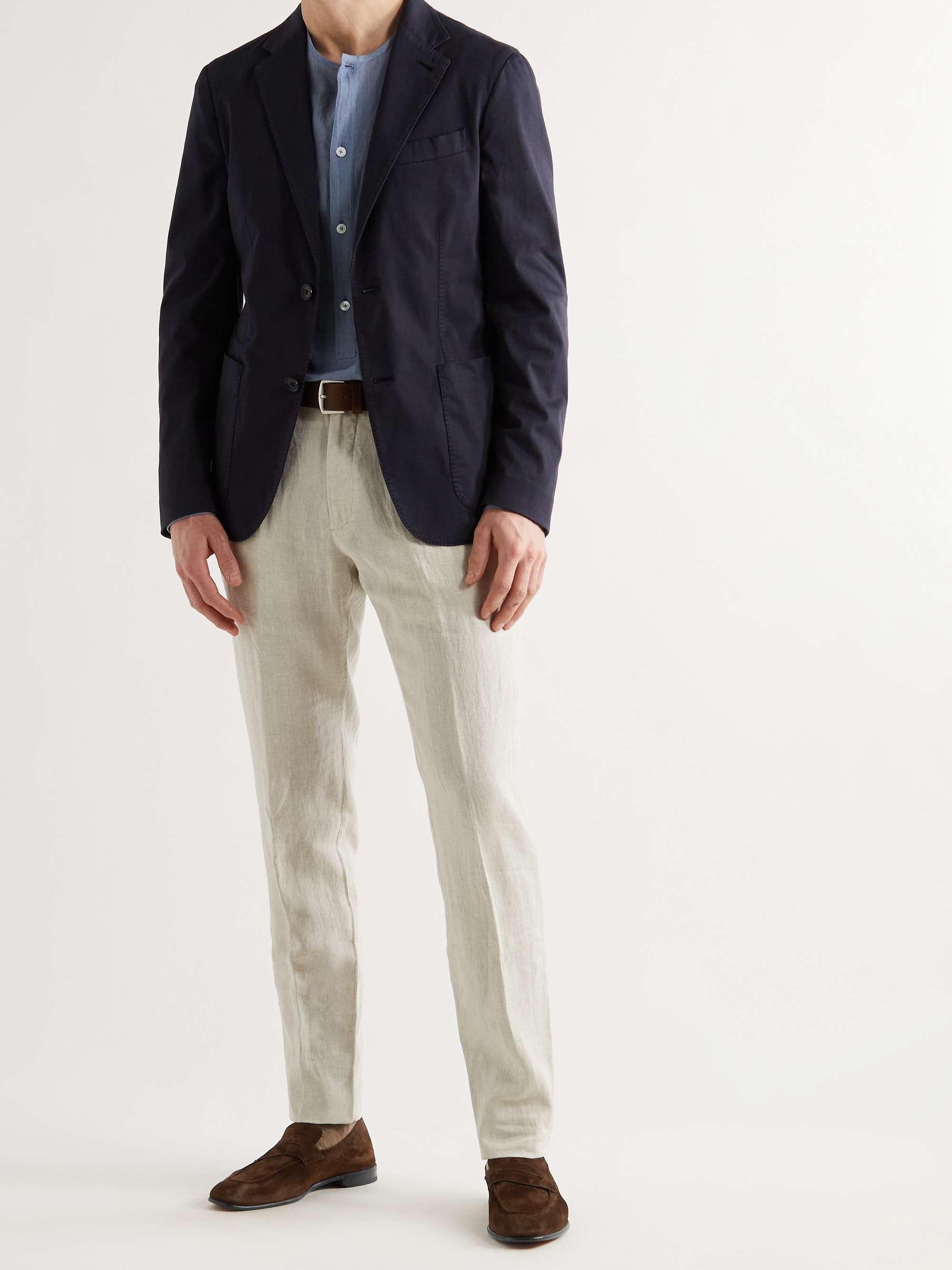 ZEGNA Suede Penny Loafers