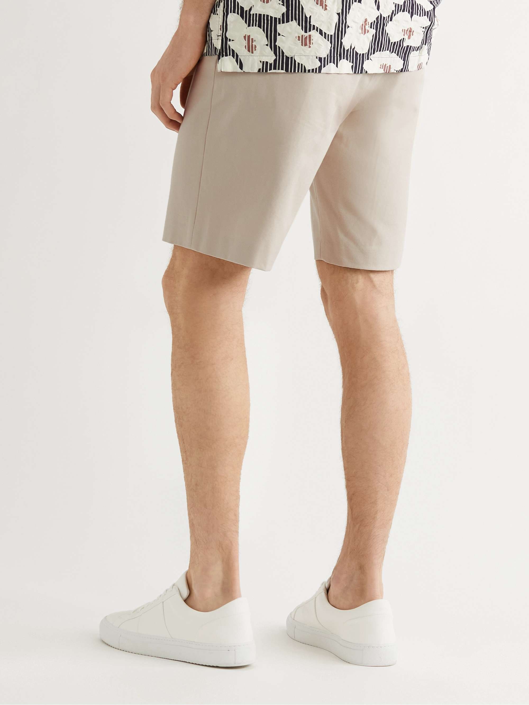 MR P. Cotton and Cashmere-Blend Shorts