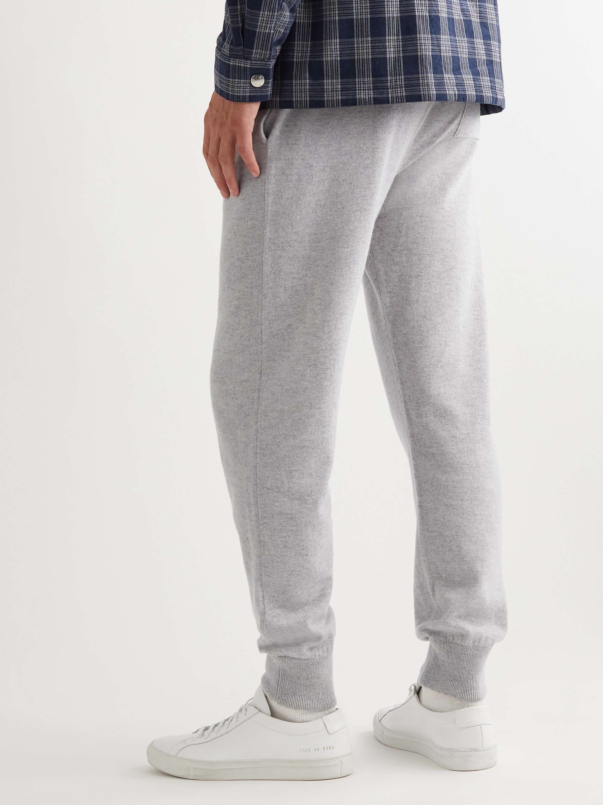 MR P. Slim-Fit Melangé Wool and Cashmere-Blend Sweatpants