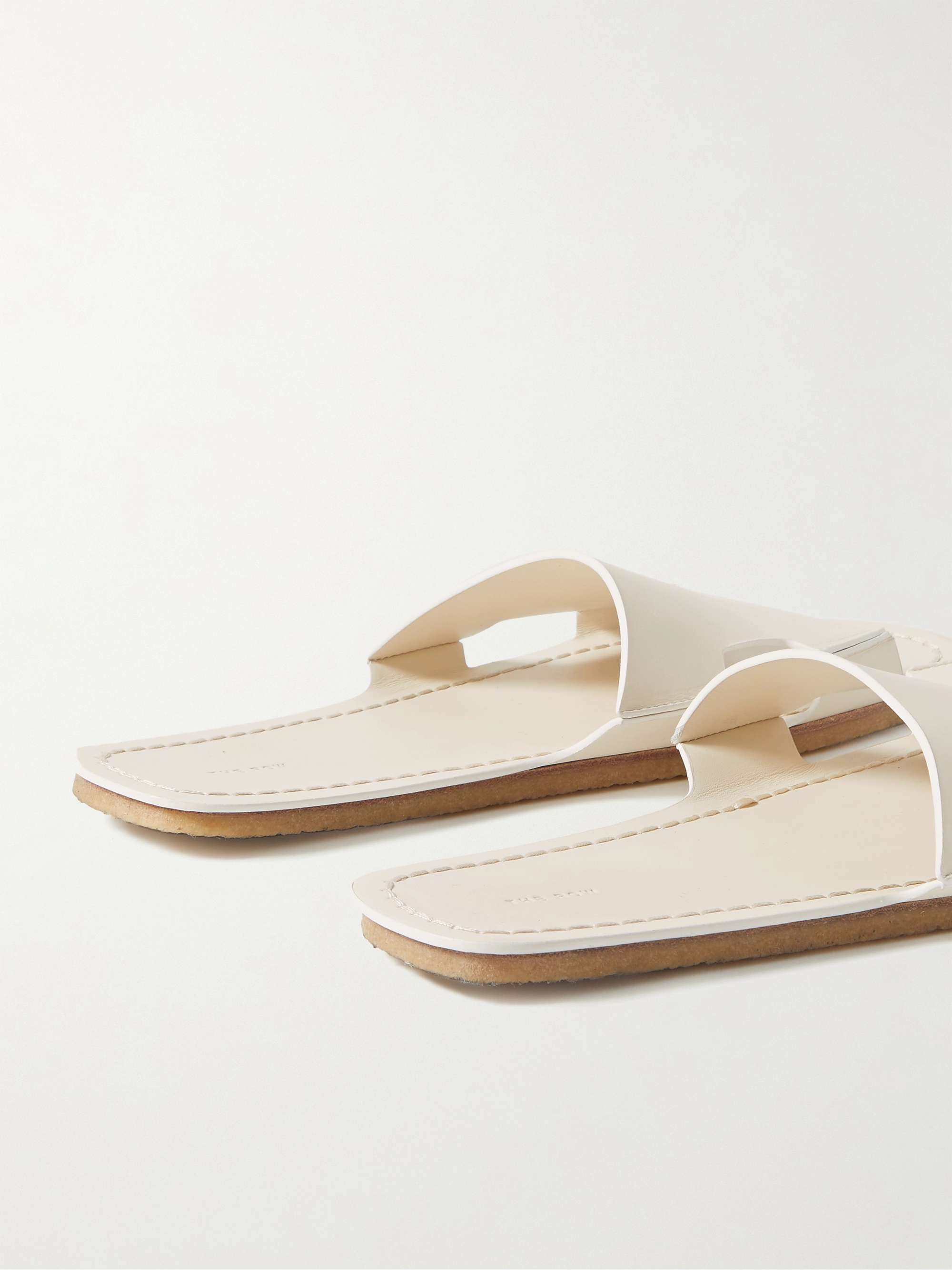 THE ROW Gene Leather Slides