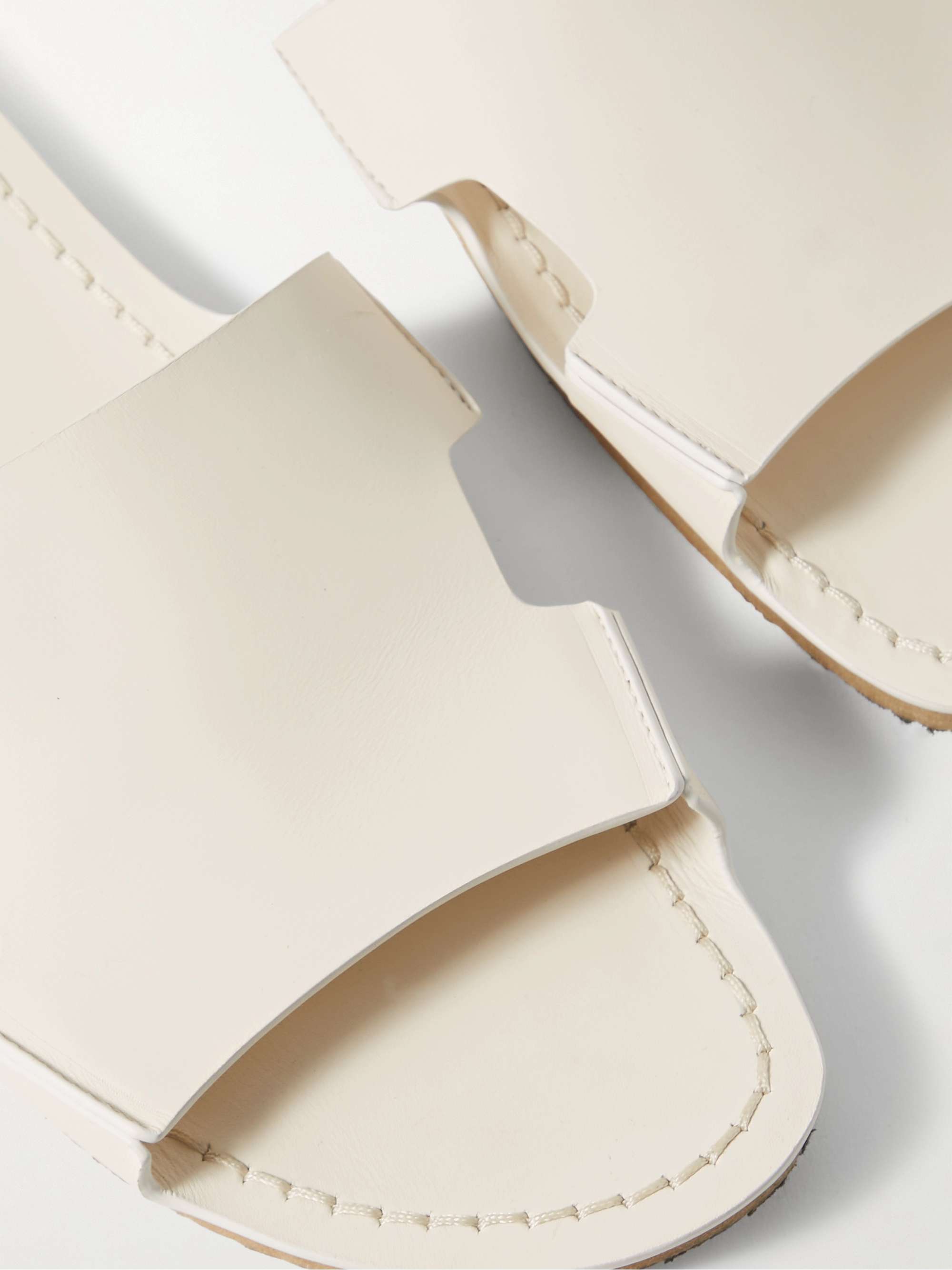 THE ROW Gene Leather Slides