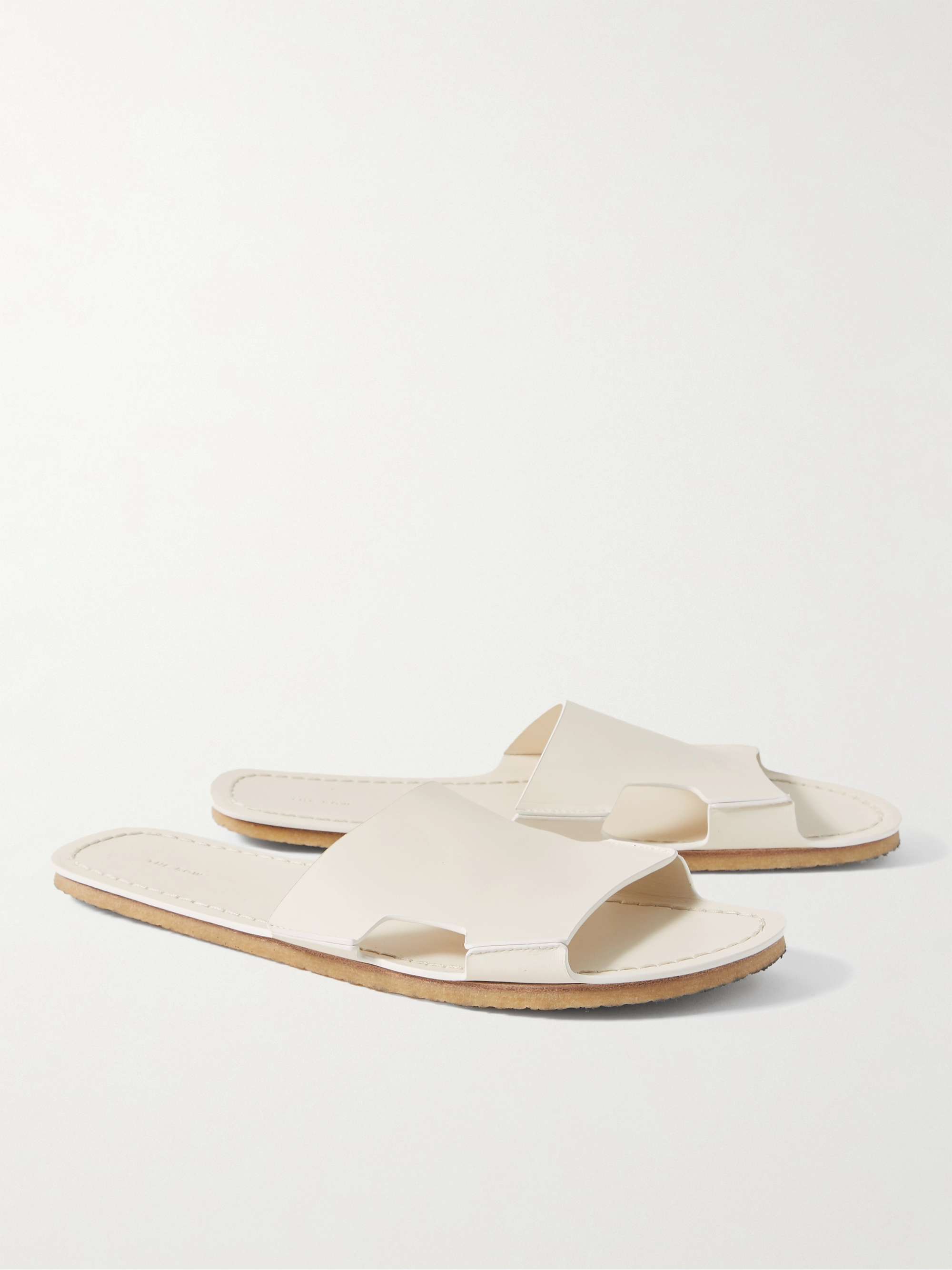 THE ROW Gene Leather Slides