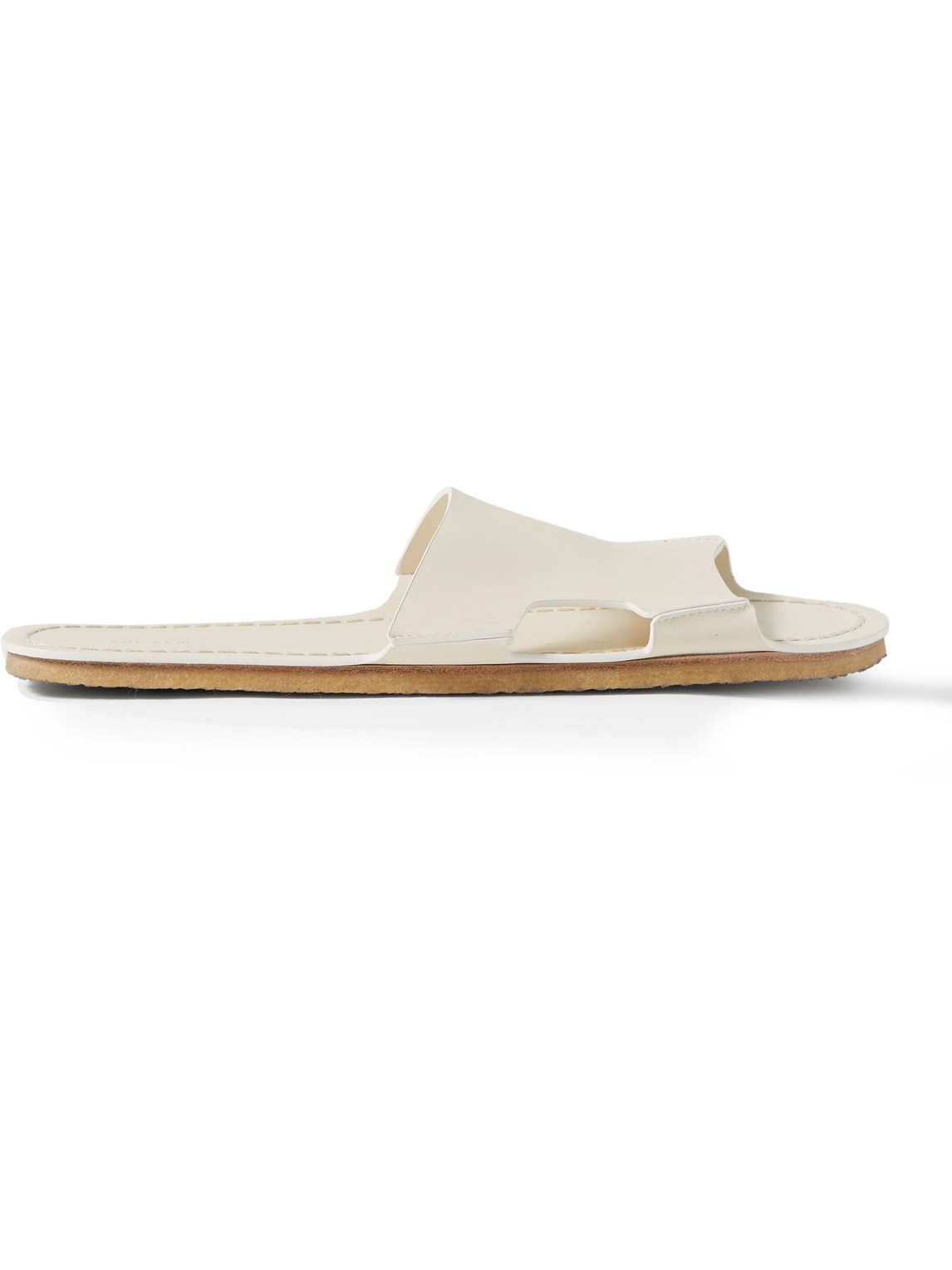 The Row - Gene Leather Slides - Men - White - EU 41