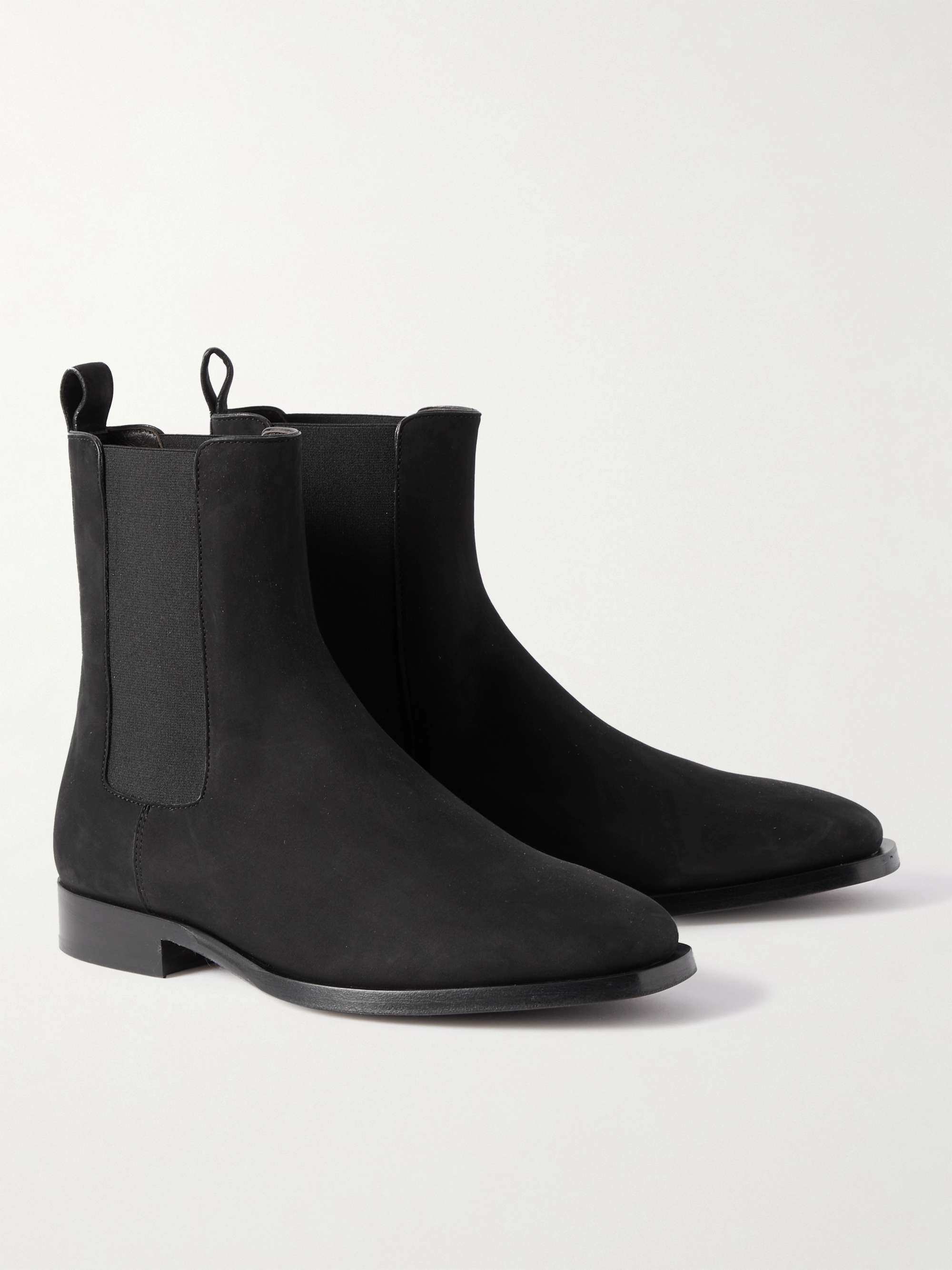 THE ROW Grunge Suede Chelsea Boots