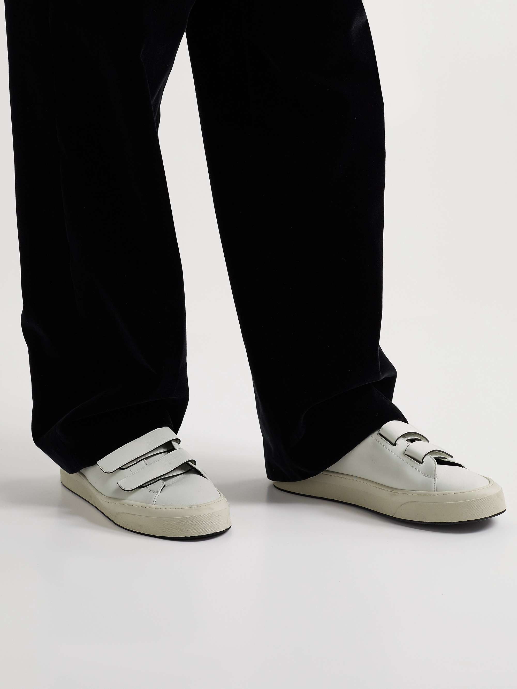 THE ROW Dean Leather Sneakers