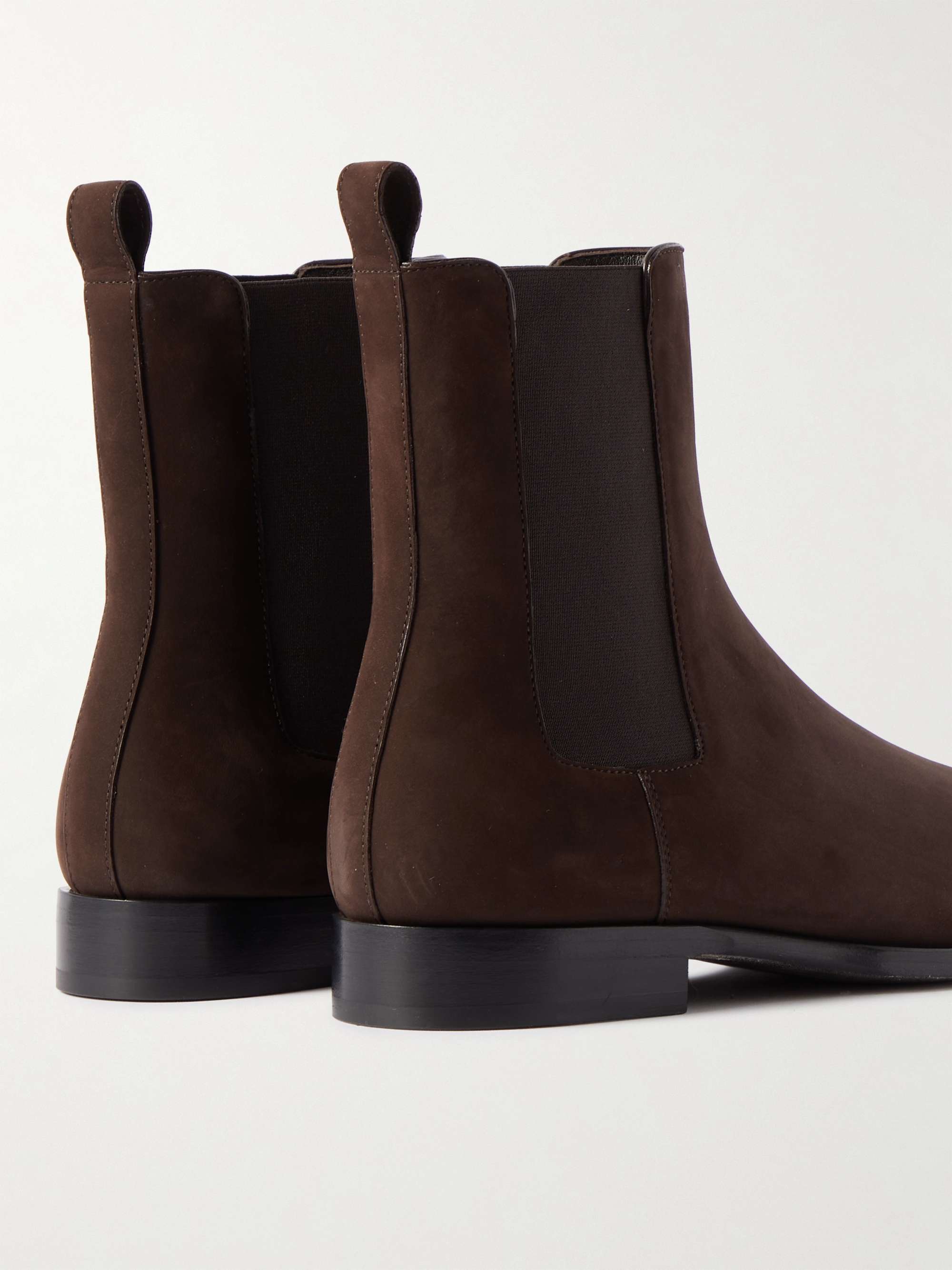 THE ROW Grunge Suede Chelsea Boots