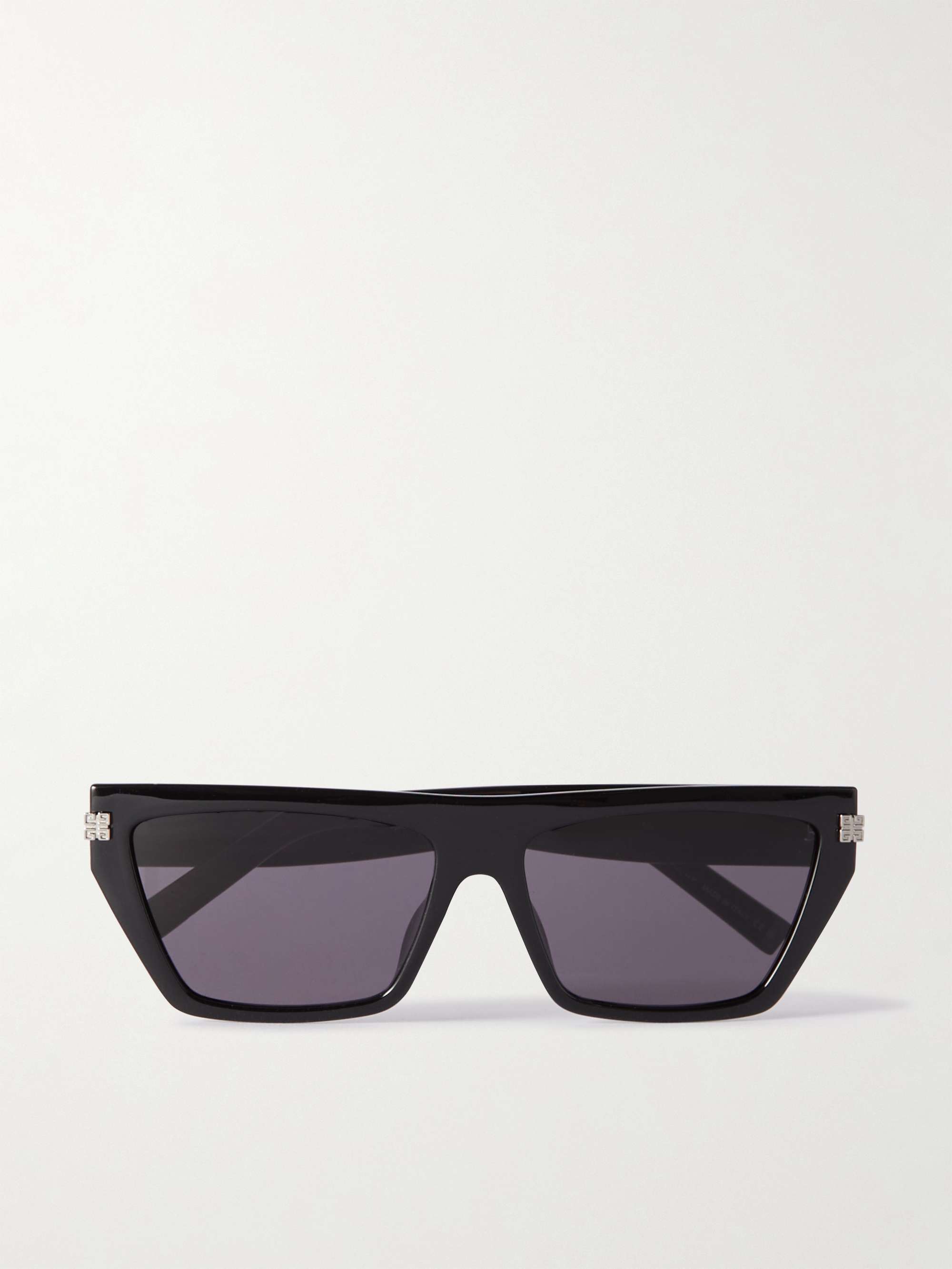 Square-Frame Acetate and Silver-Tone Sunglasses