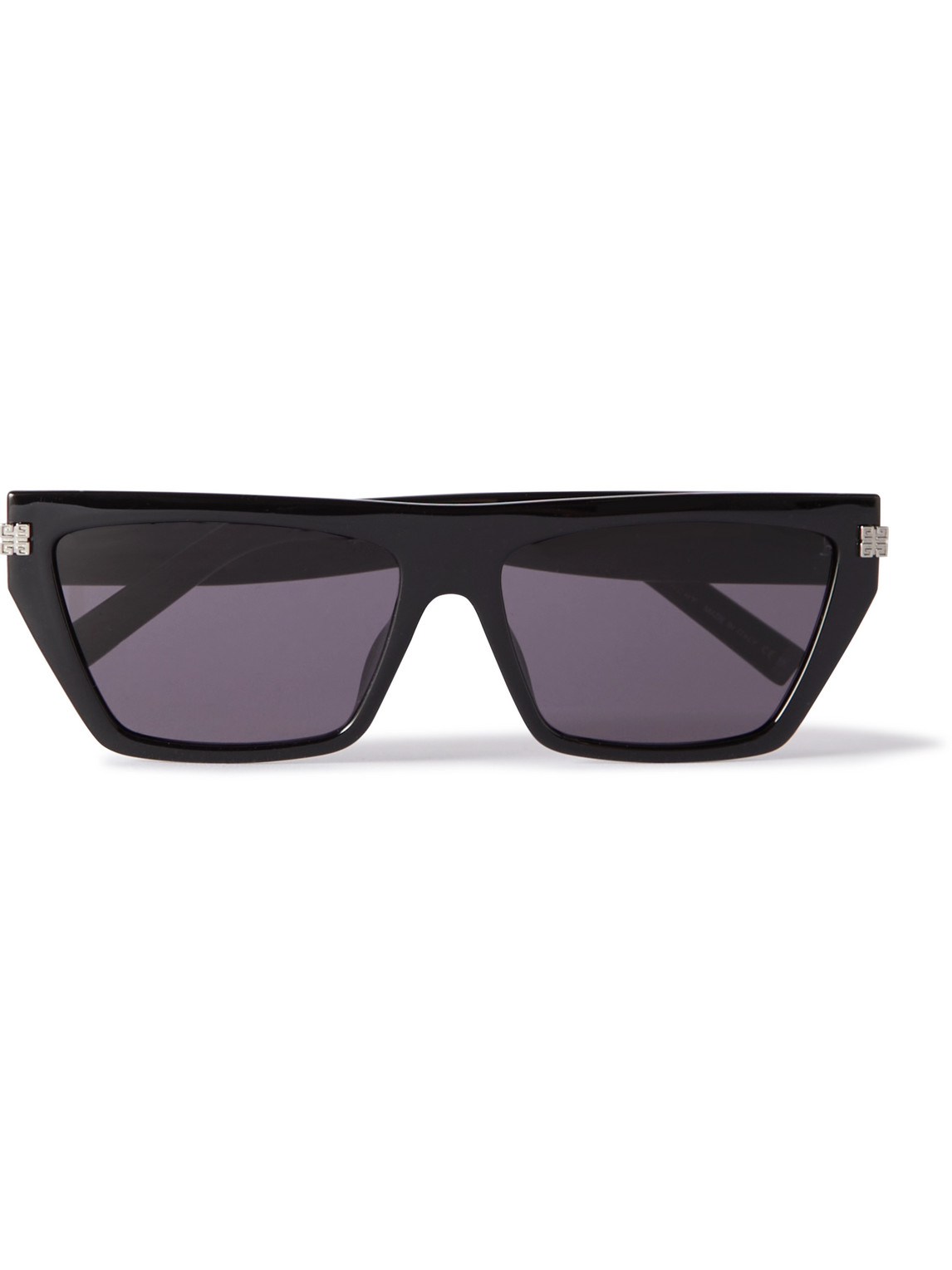 Givenchy Square-frame Acetate And Silver-tone Sunglasses In Black