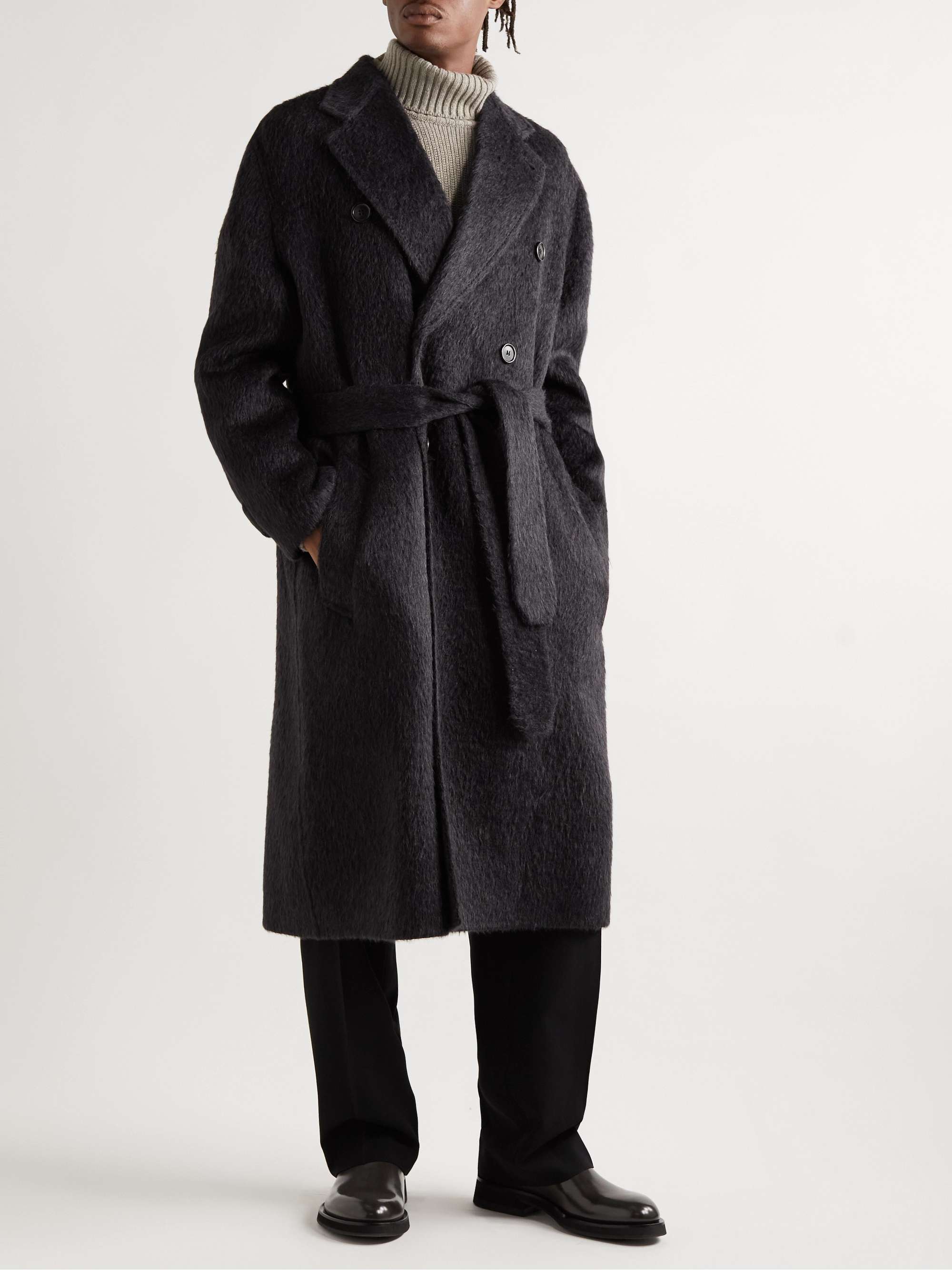 SANTONI Polished-Leather Chelsea Boots
