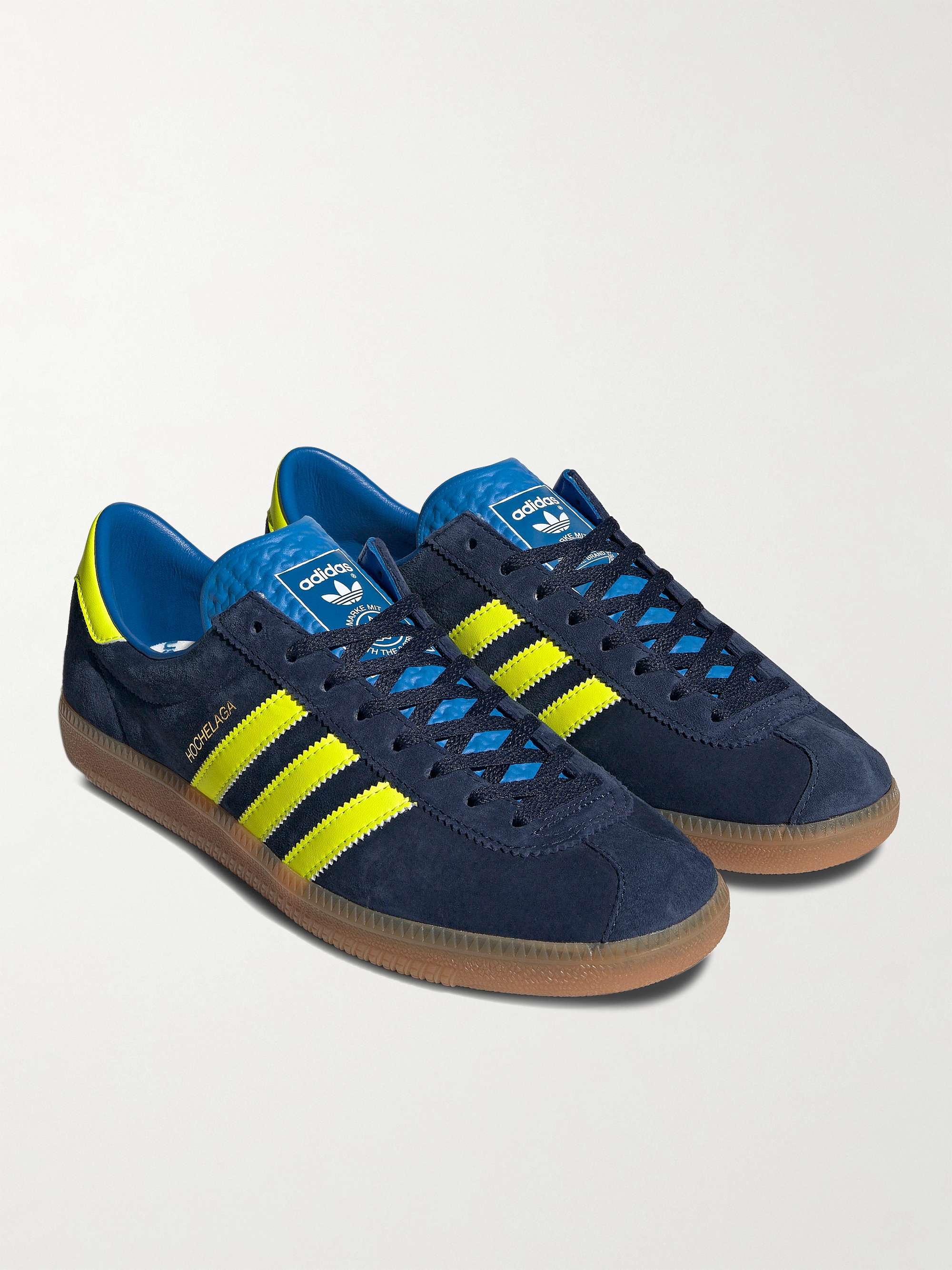 filete Legítimo patrulla Navy Hochelaga SPZL Leather-Trimmed Suede Sneakers | ADIDAS CONSORTIUM | MR  PORTER