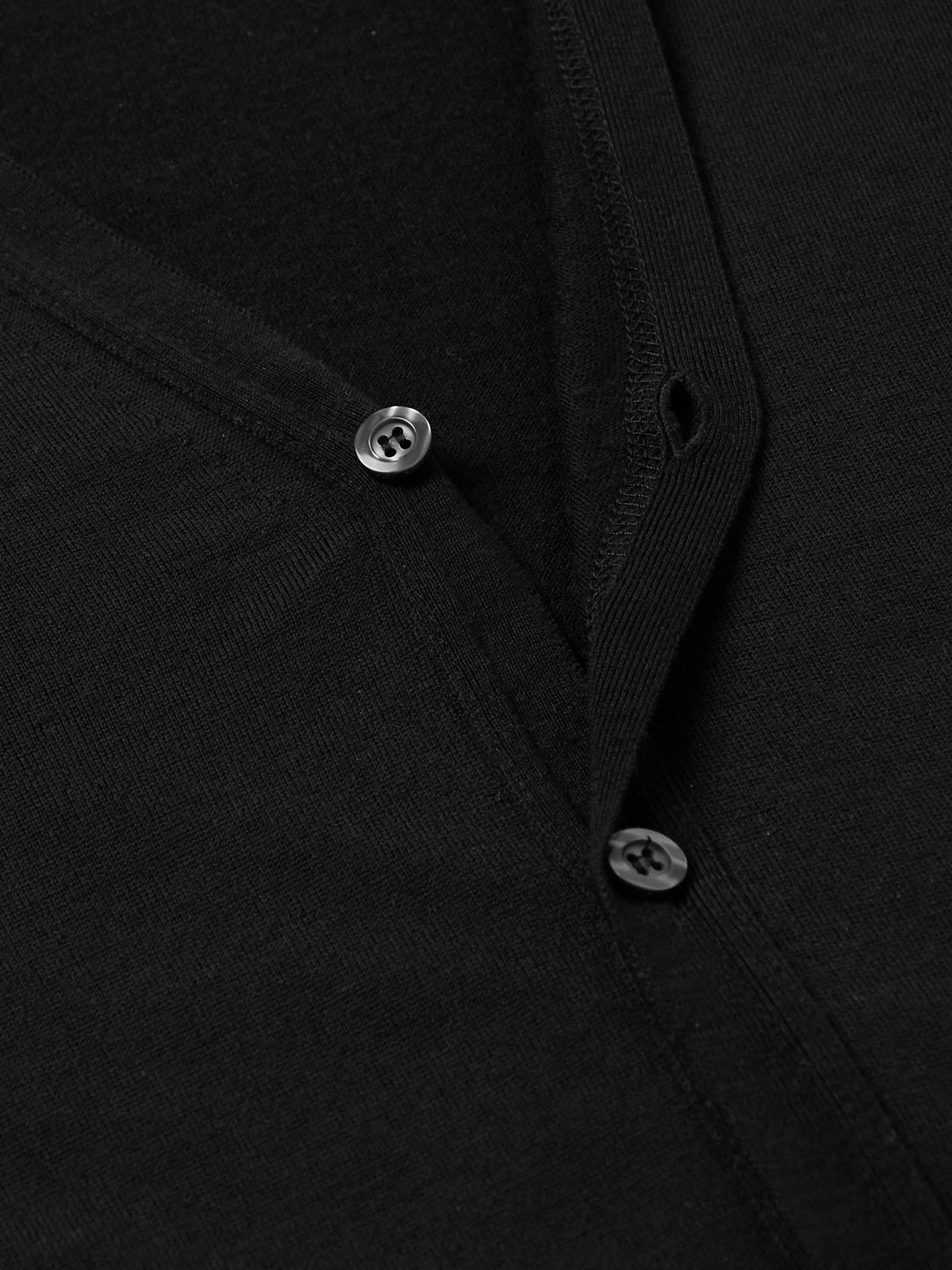 JOHN SMEDLEY Classic Petworth Slim-Fit Merino Wool Cardigan for