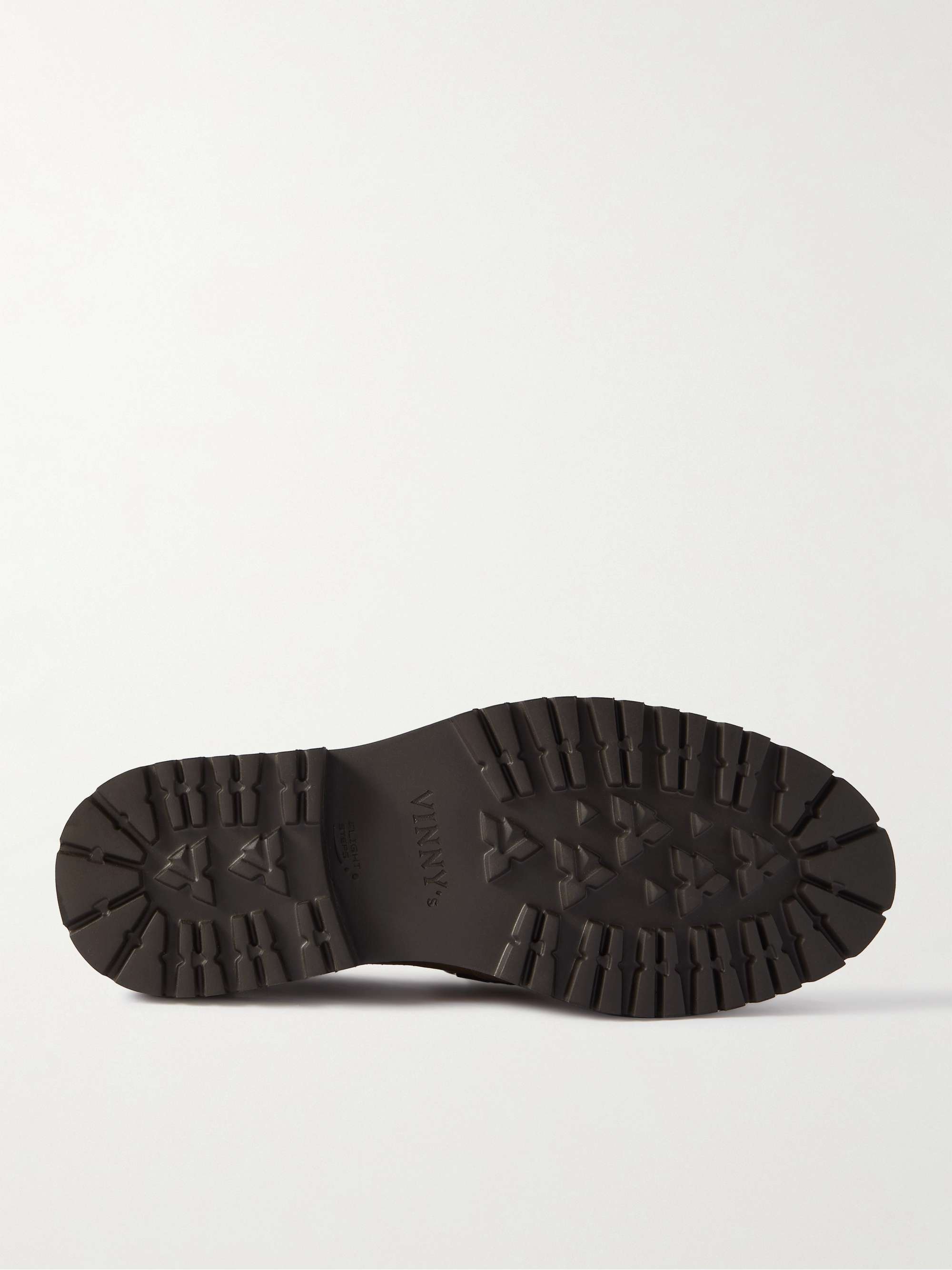 VINNY'S Le Club Horsebit Nubuck Loafers