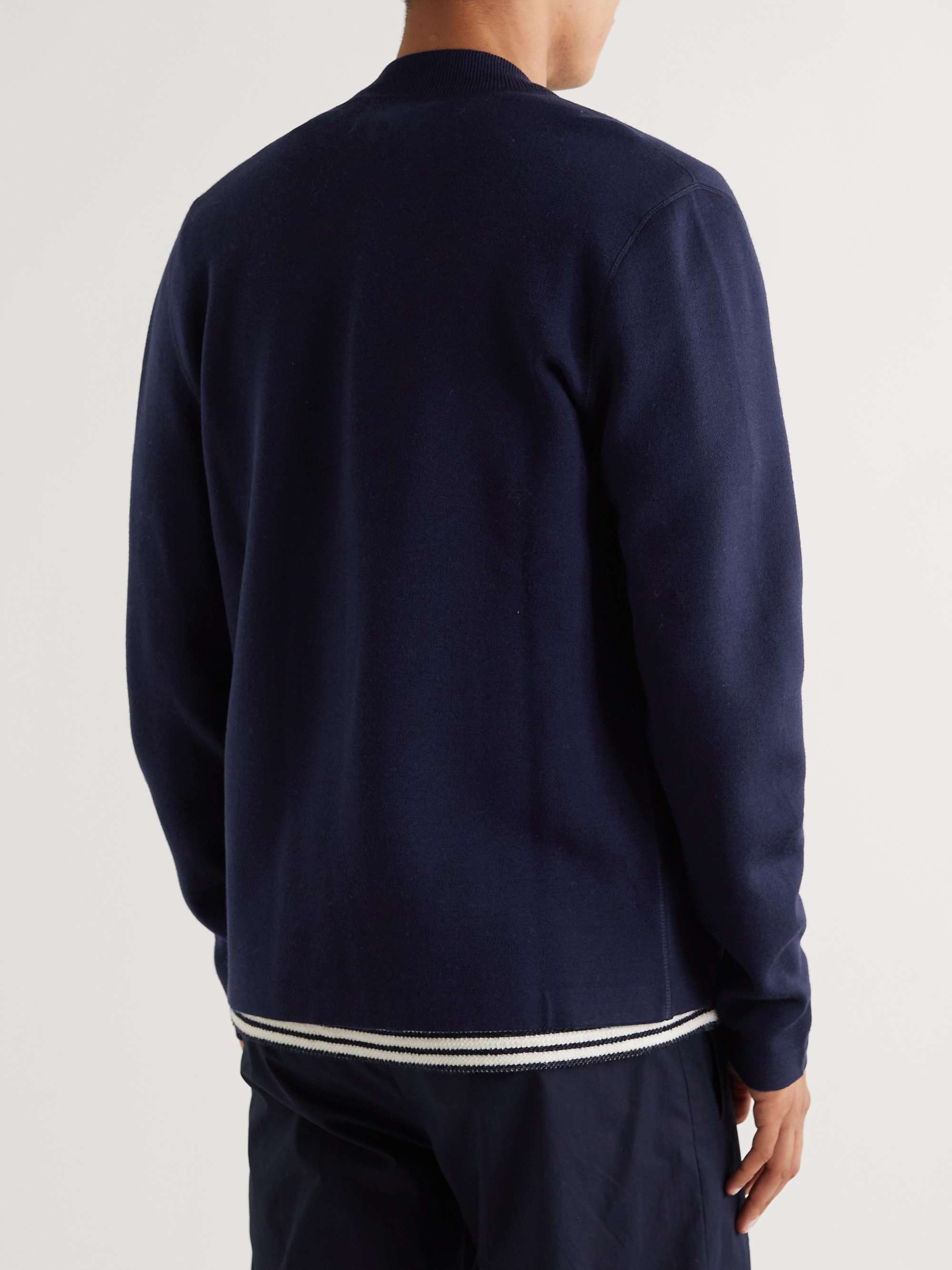 MR P. Double-Faced Merino Wool-Blend Bomber Jacket