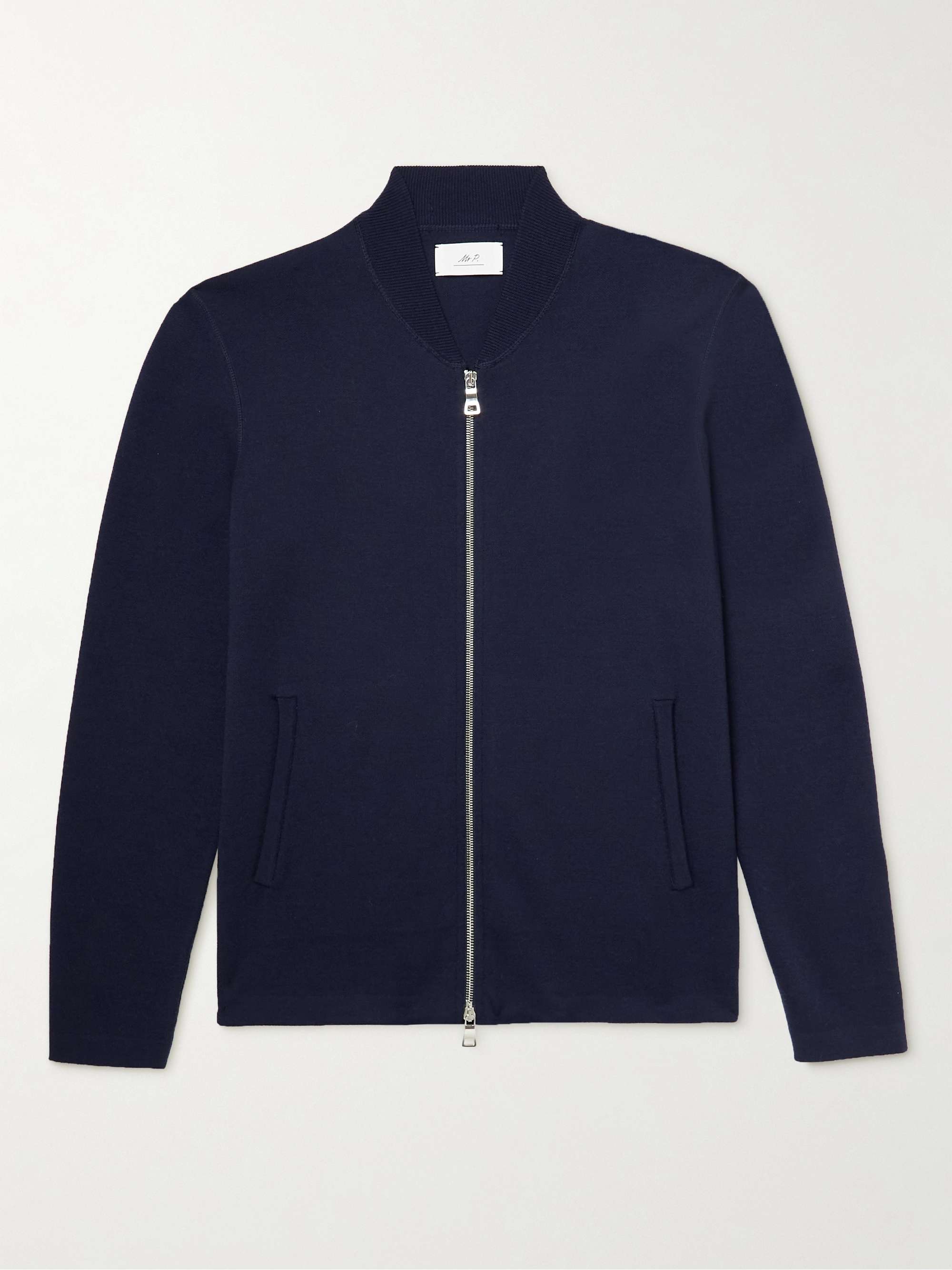 MR P. Double-Faced Merino Wool-Blend Bomber Jacket