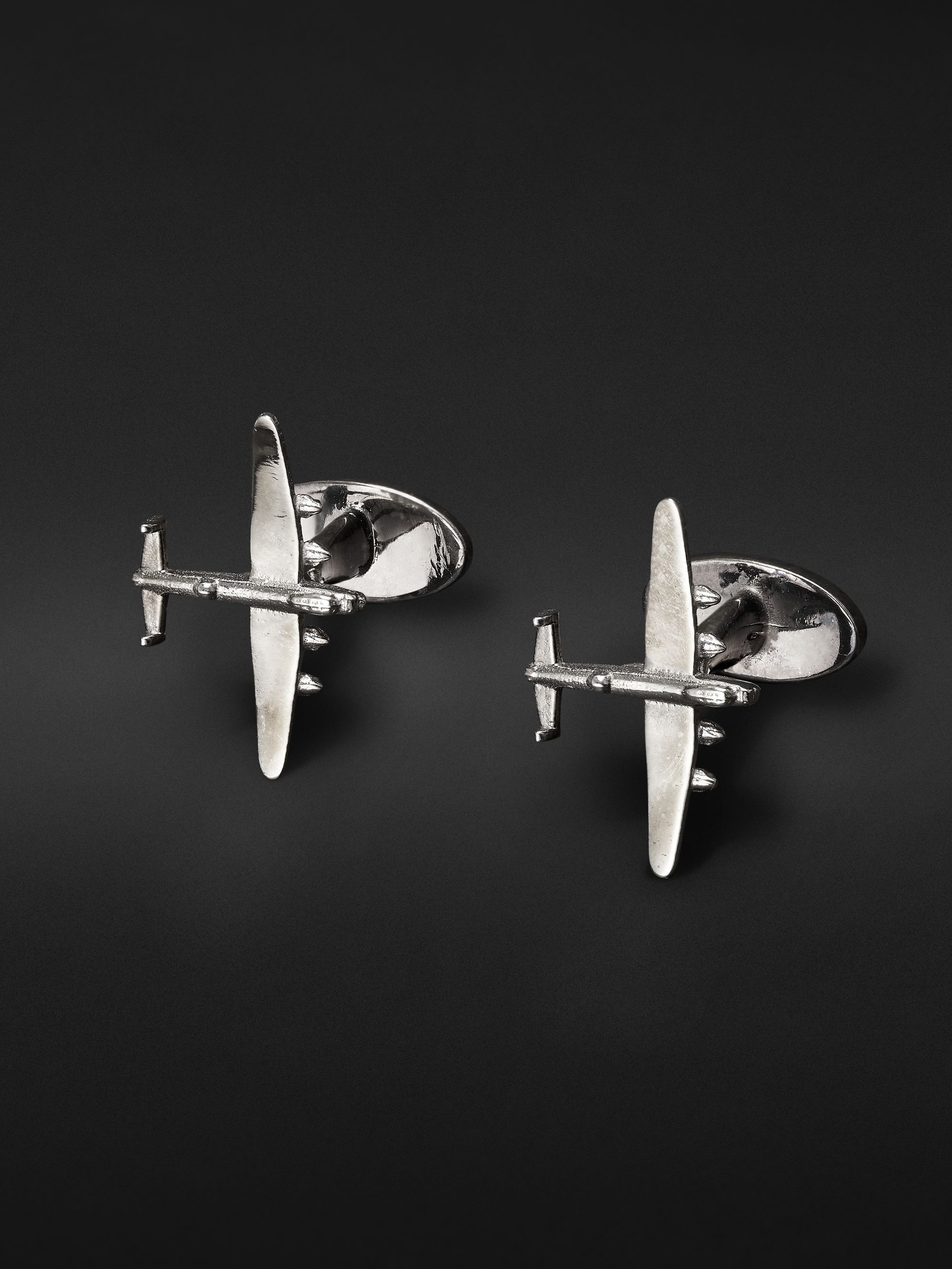 BREMONT Dambuster Limited Edition Automatic Chronometer 42mm Stainless Steel and Sailcloth Watch and Cufflinks, Ref. No. DAMBUSTER