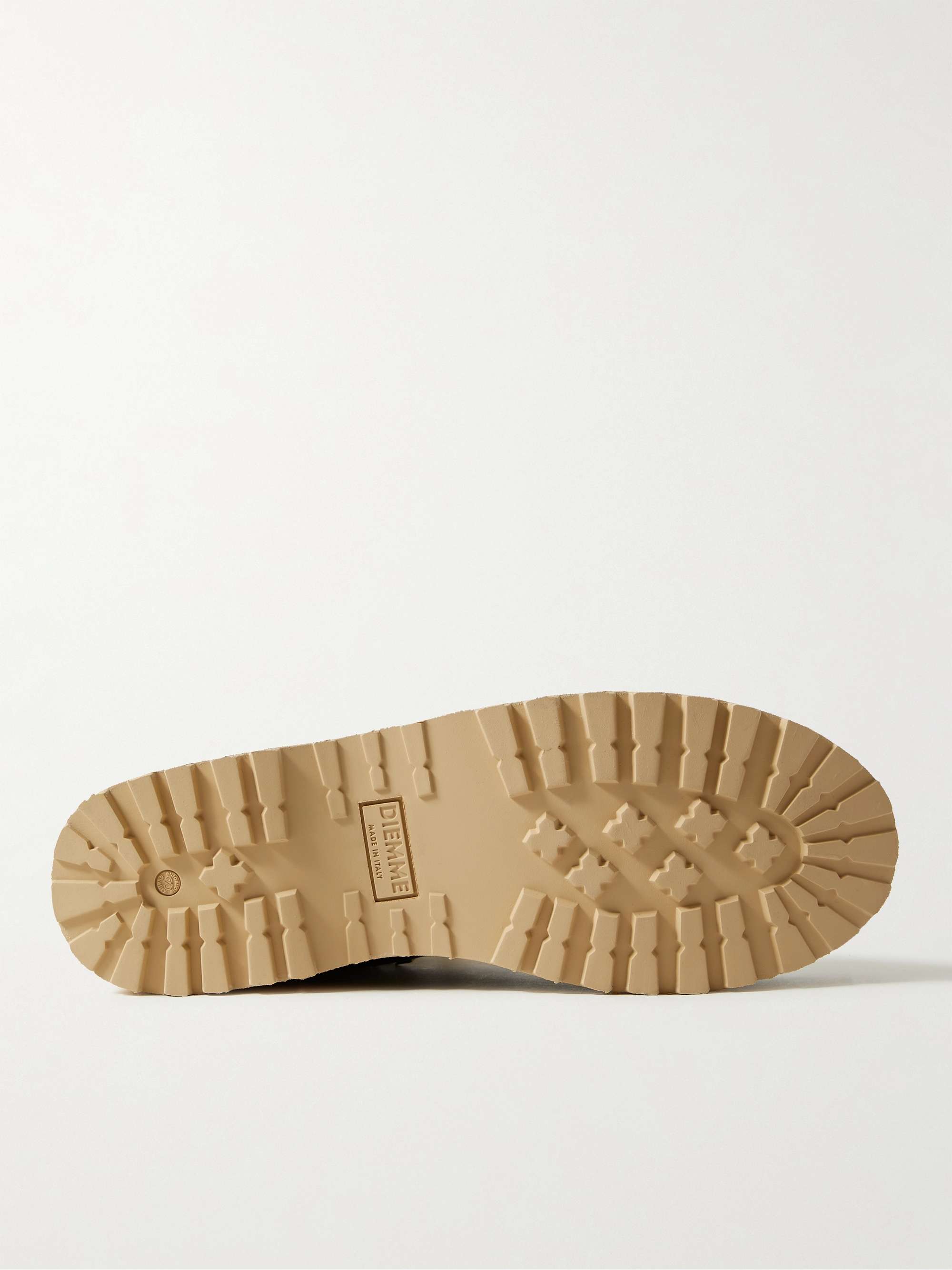 DIEMME Roccia Vet Logo-Debossed Leather Hiking Boots