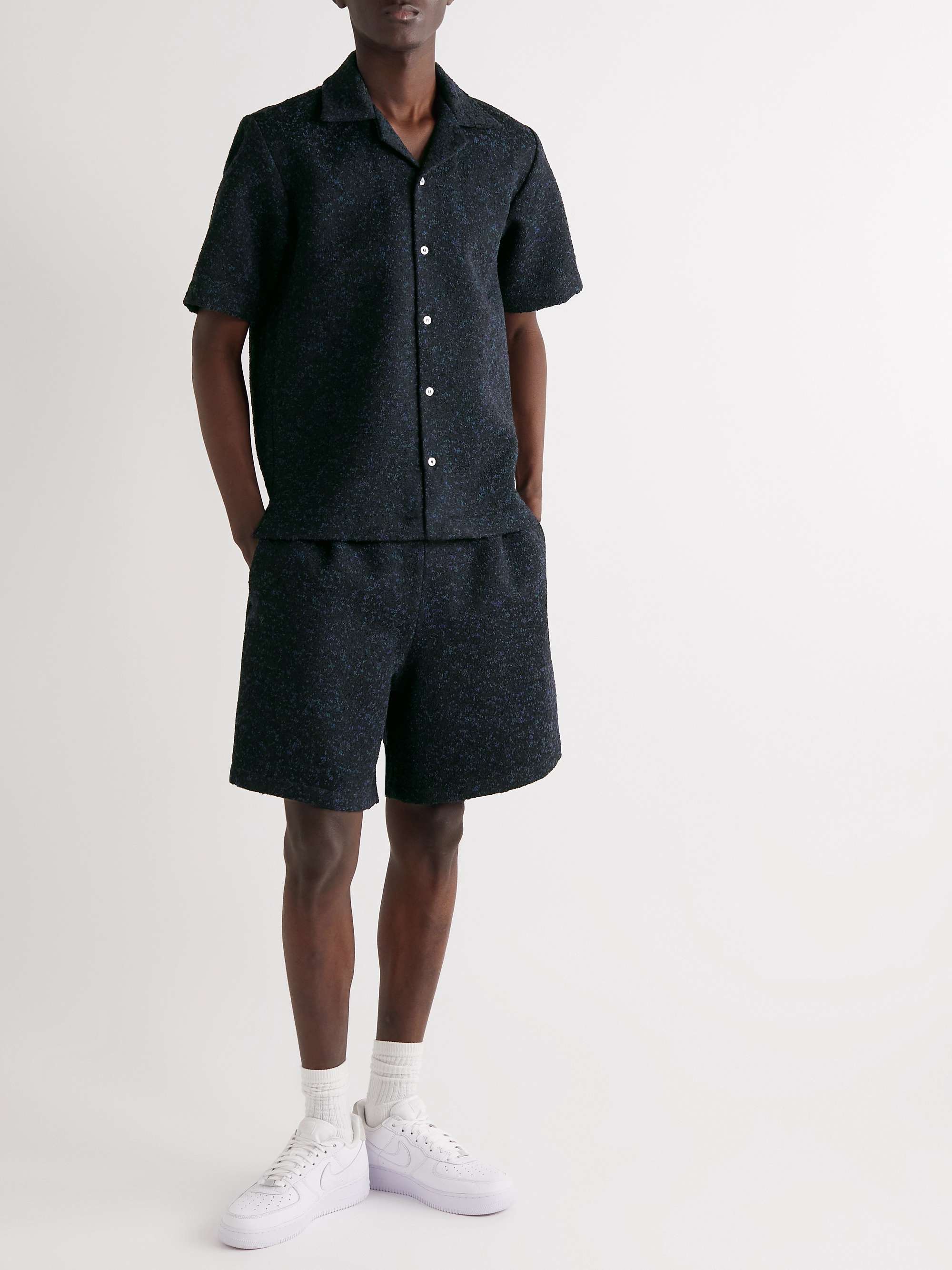 CLOTHSURGEON + Kvadrat Camp-Collar Worsted Wool-Blend Shirt