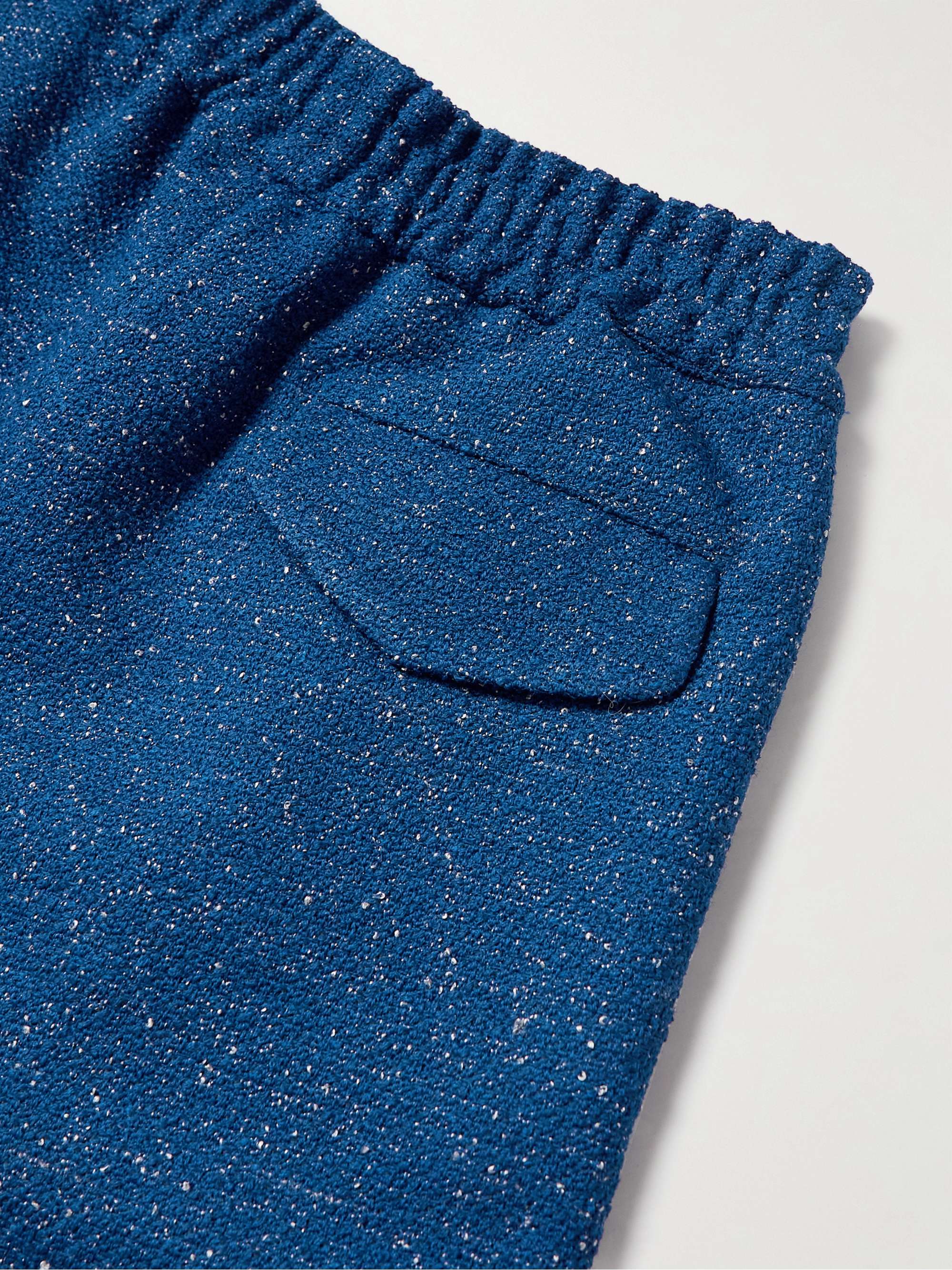 CLOTHSURGEON + Kvadrat Wide-Leg Worsted Wool-Blend Drawstring Shorts