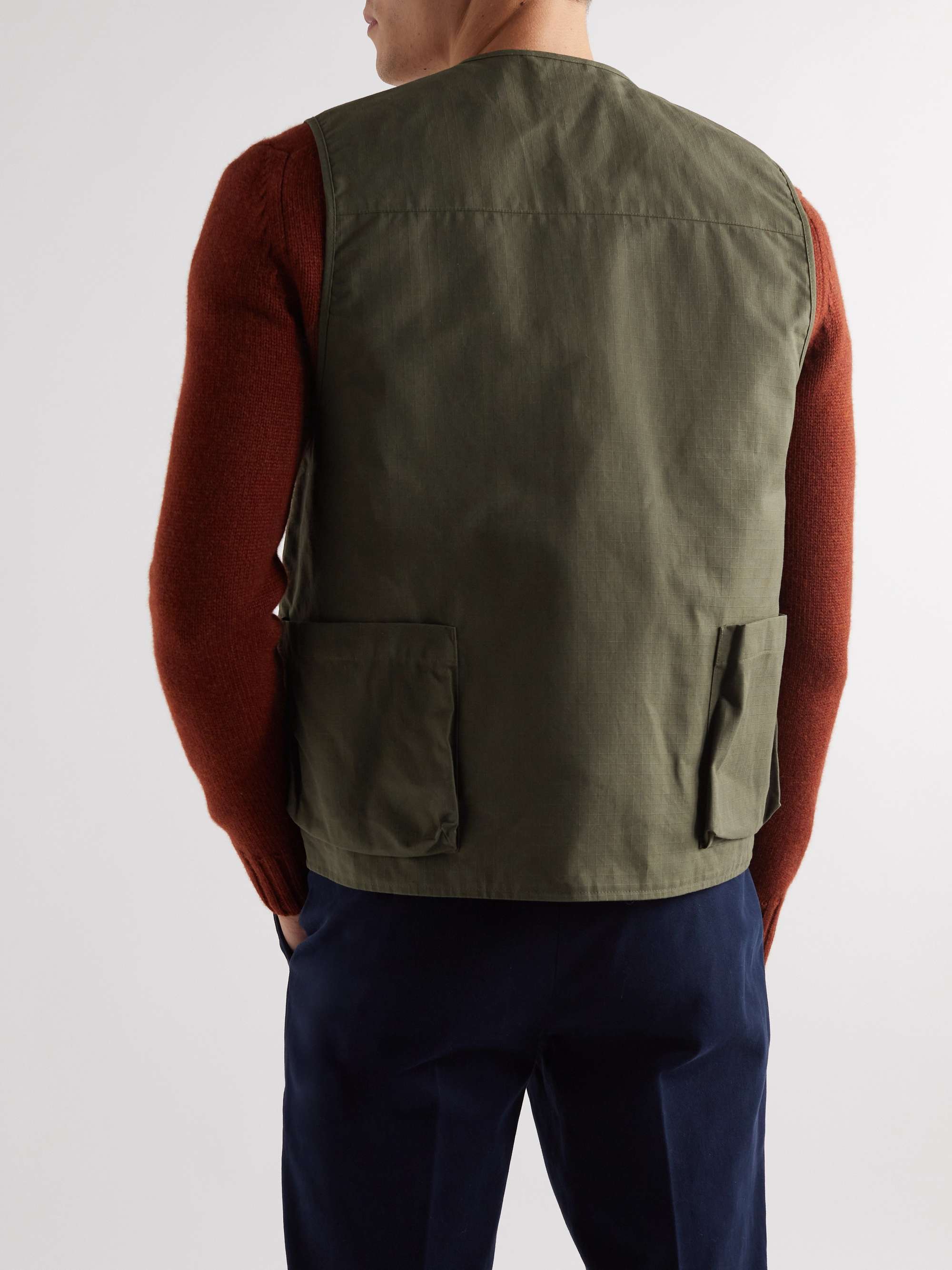 PURDEY Organic Cotton-Ripstop Gilet