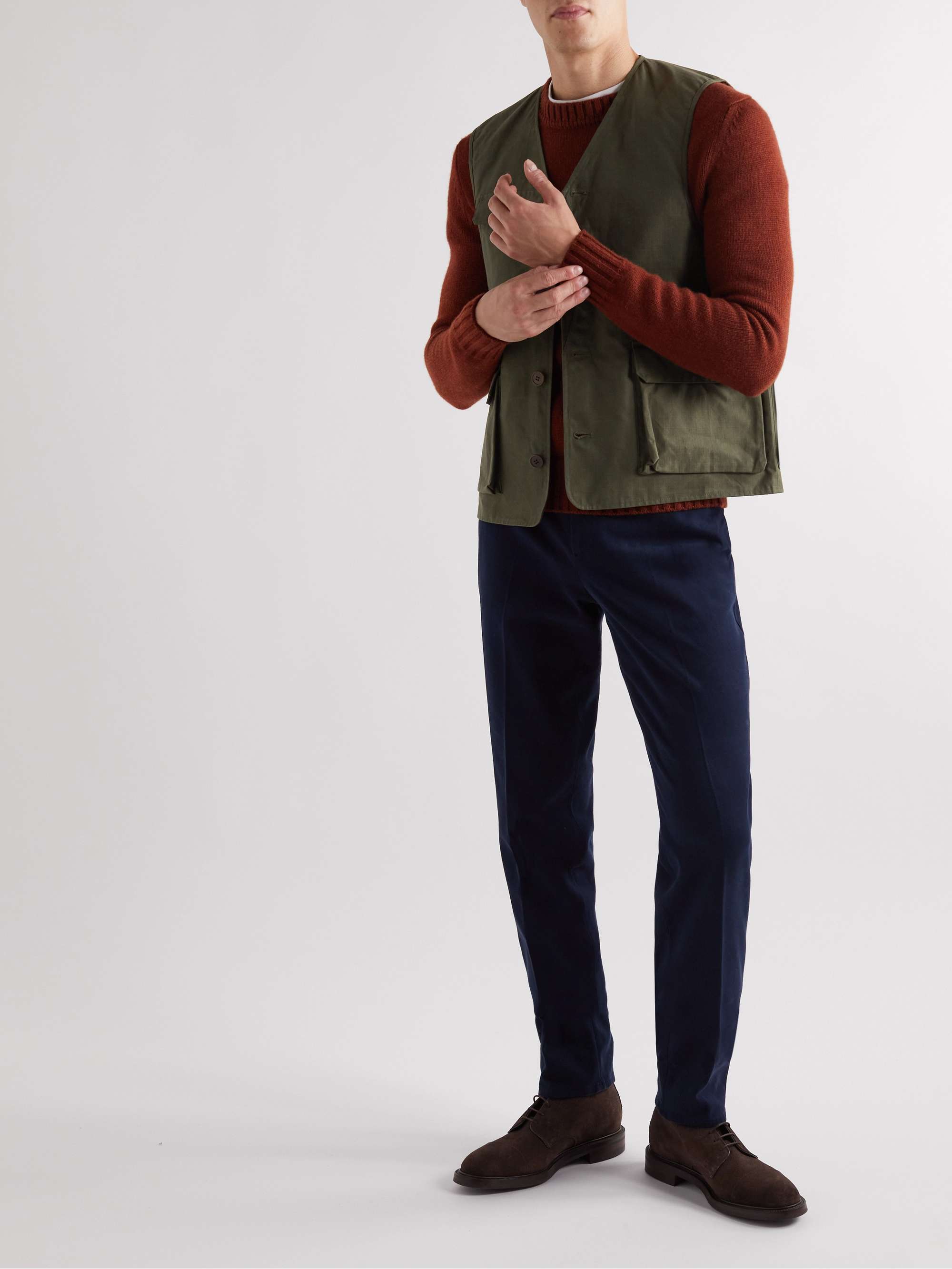 PURDEY Organic Cotton-Ripstop Gilet