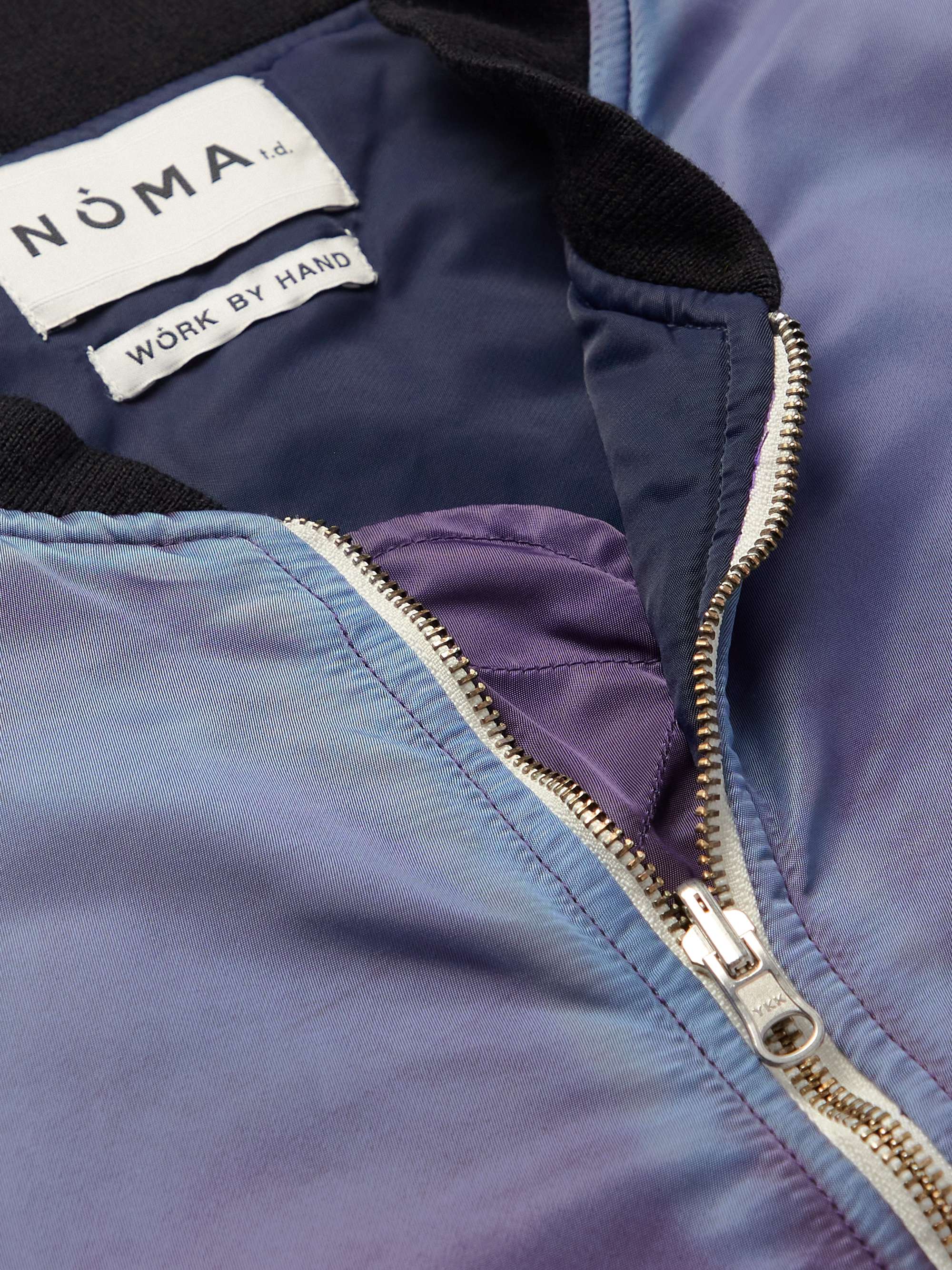 NOMA T.D. Garment-Dyed Cotton-Twill Bomber Jacket