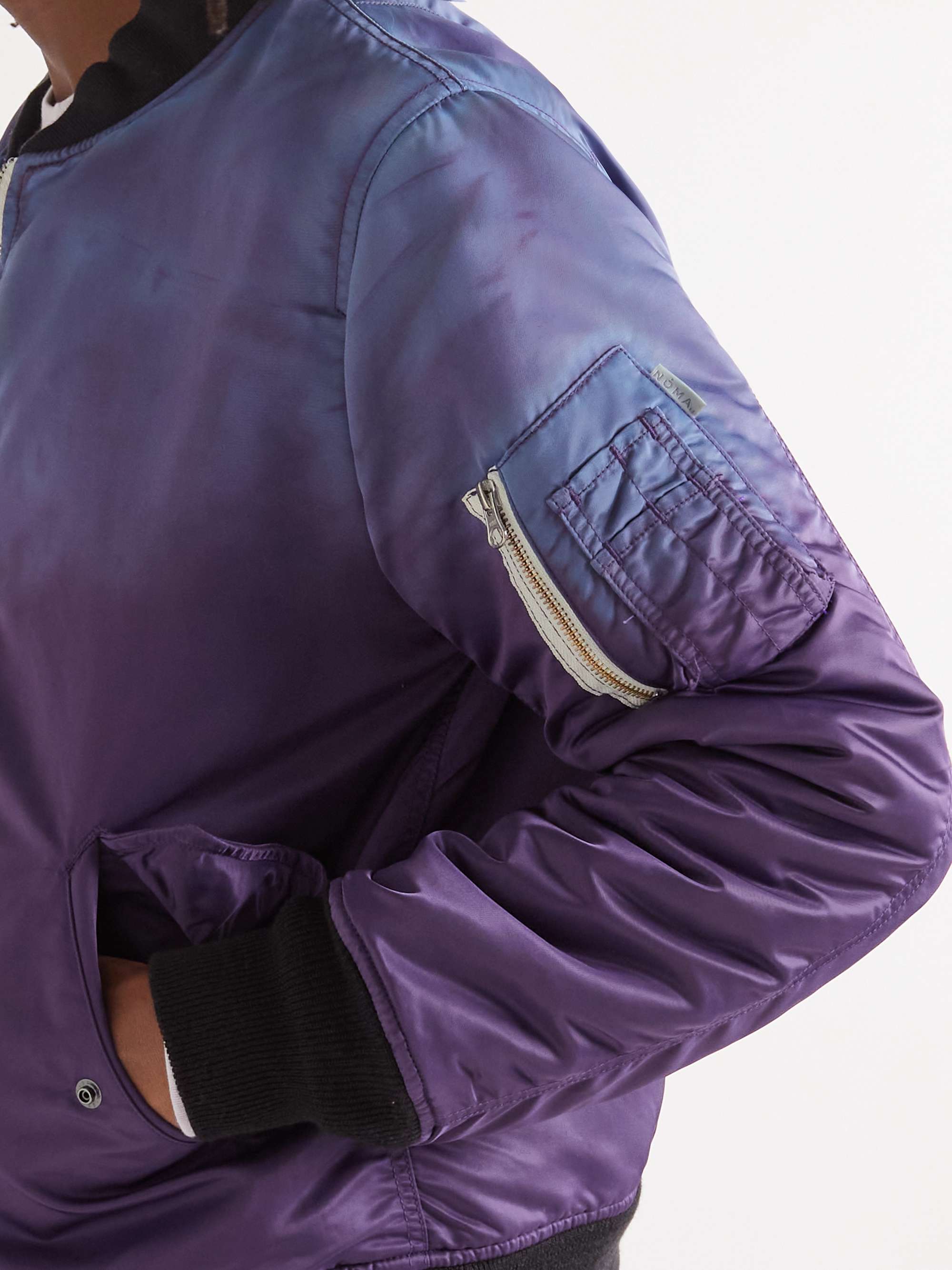 NOMA T.D. Garment-Dyed Cotton-Twill Bomber Jacket
