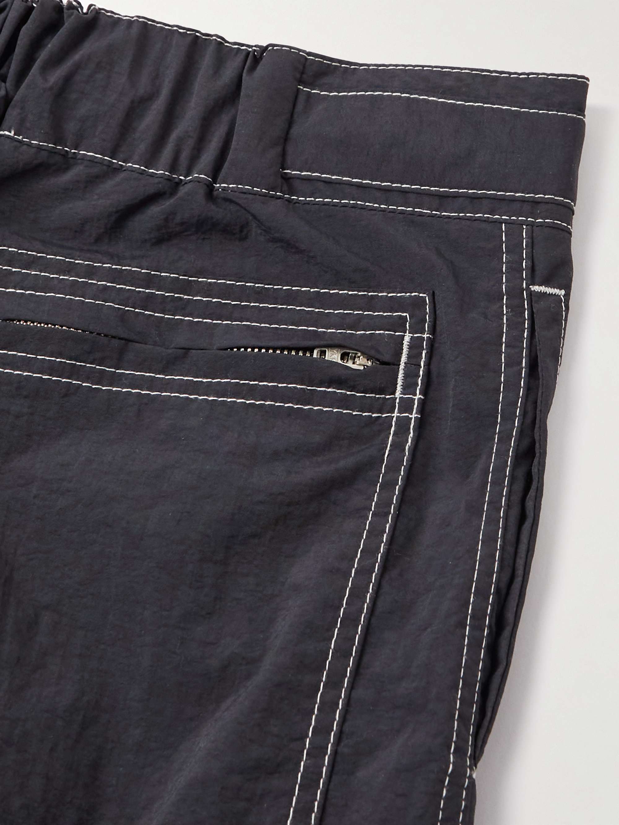 NOMA T.D. Straight-Leg Crinkled-Nylon Cargo Trousers