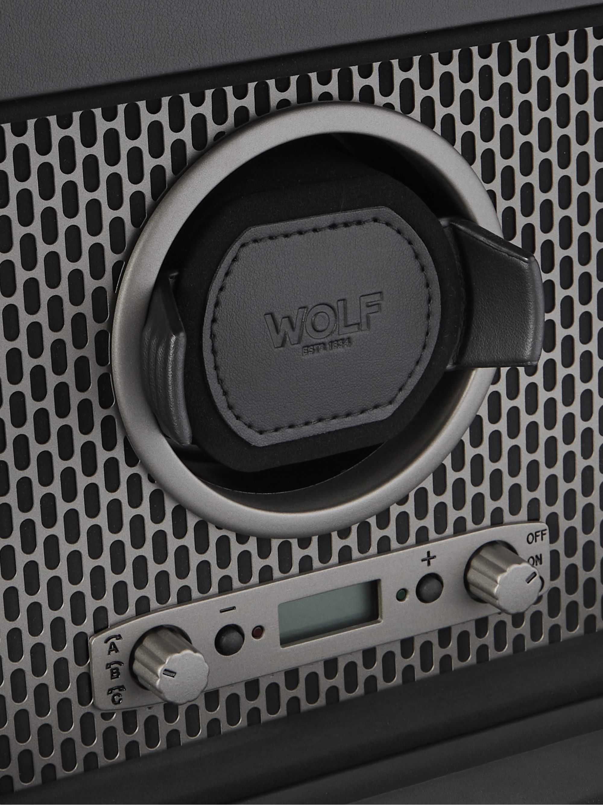 WOLF Axis Triple Vegan Leather Watch Winder