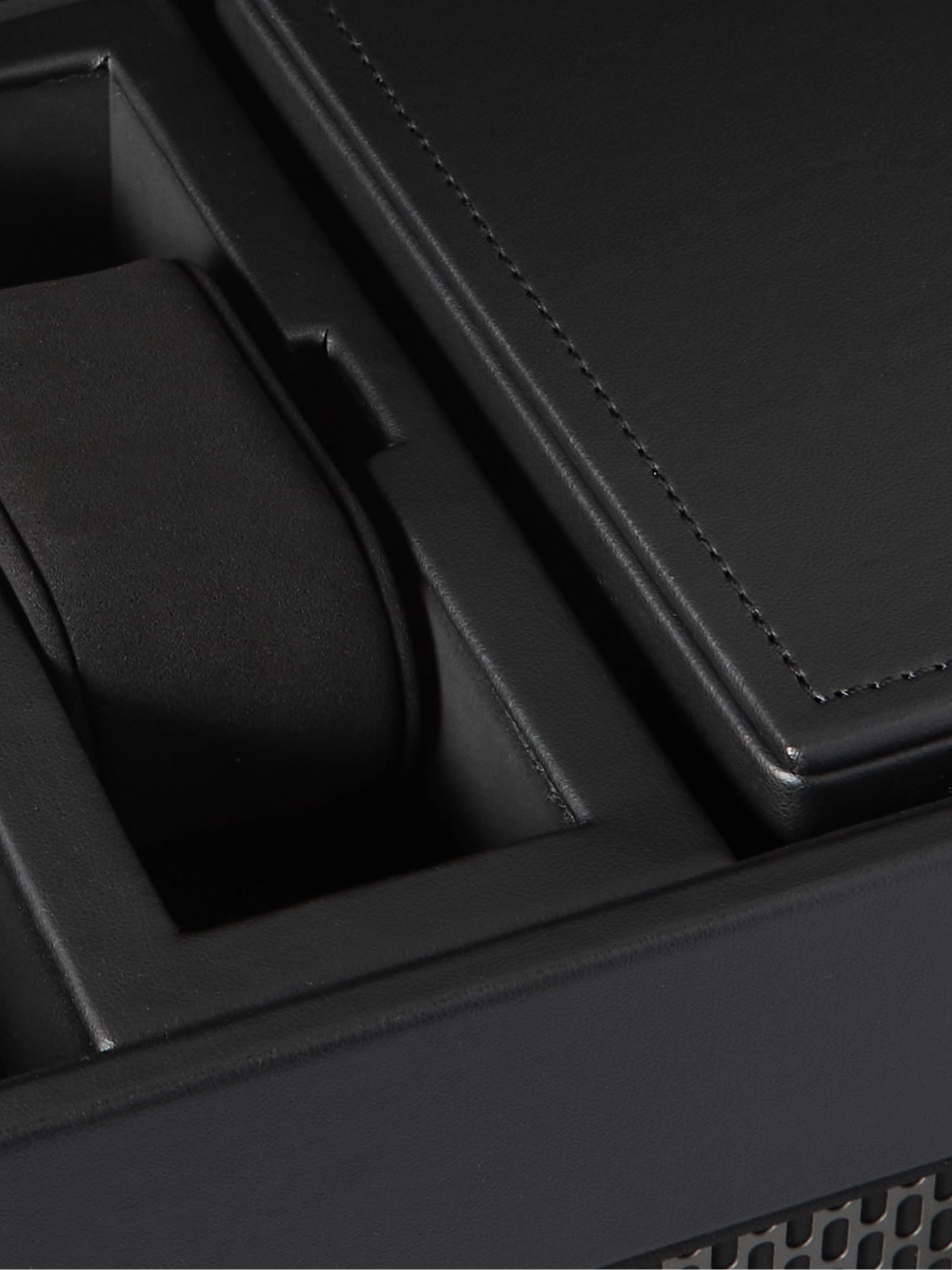 WOLF Axis Triple Vegan Leather Watch Winder