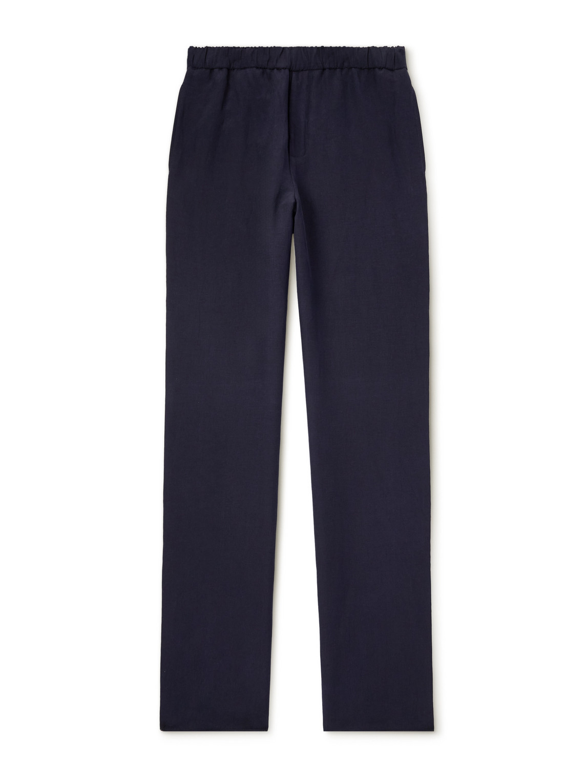 Maryln Straight-Leg Linen and Silk-Blend Trousers