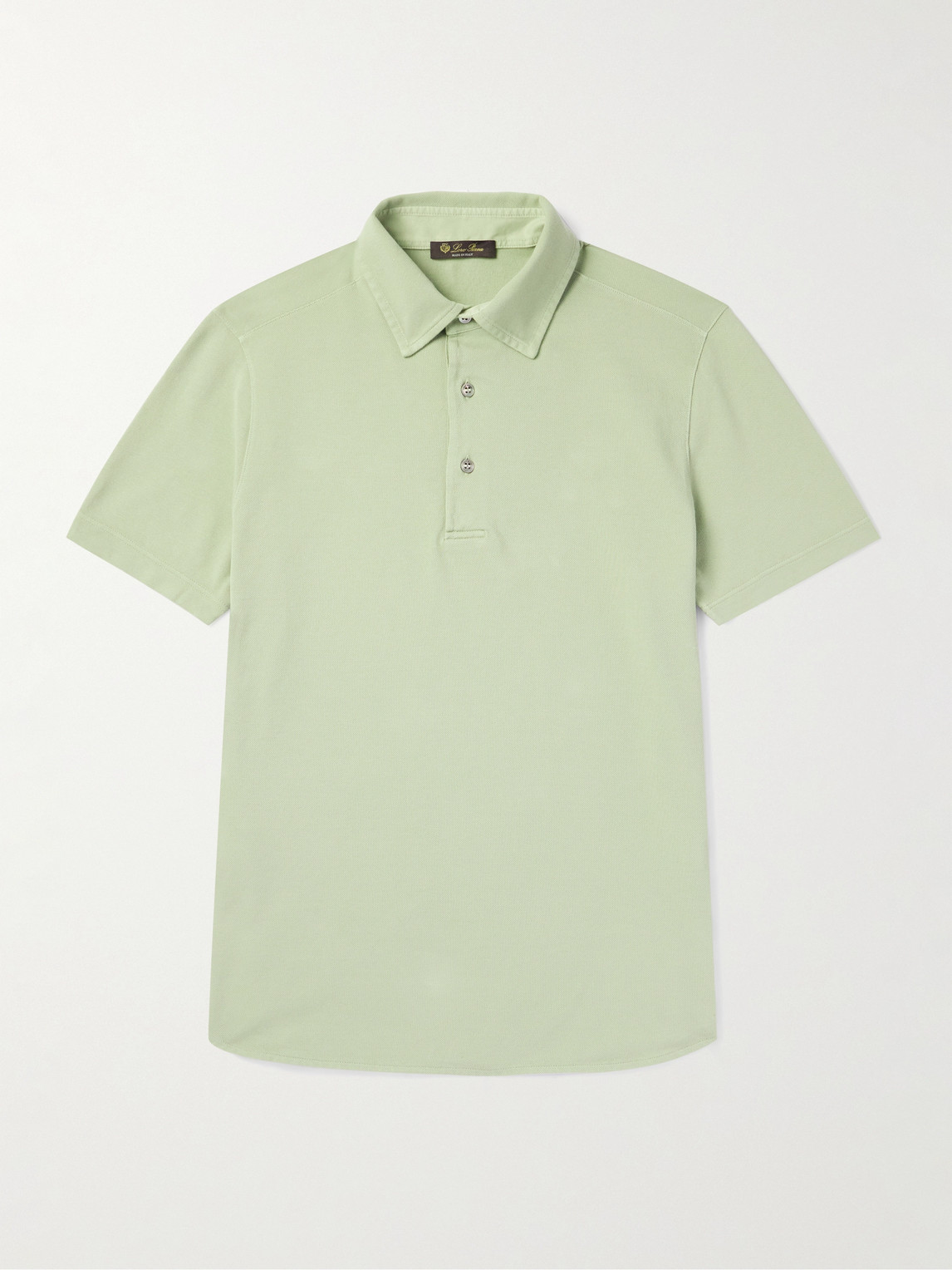 Loro Piana Cotton-Piqué Polo Shirten
