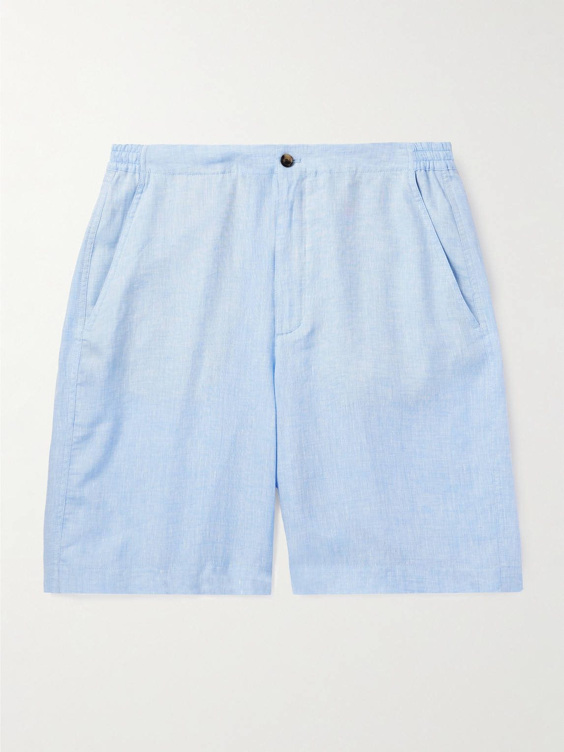 Loro Piana traight-Leg Linen horts - Men