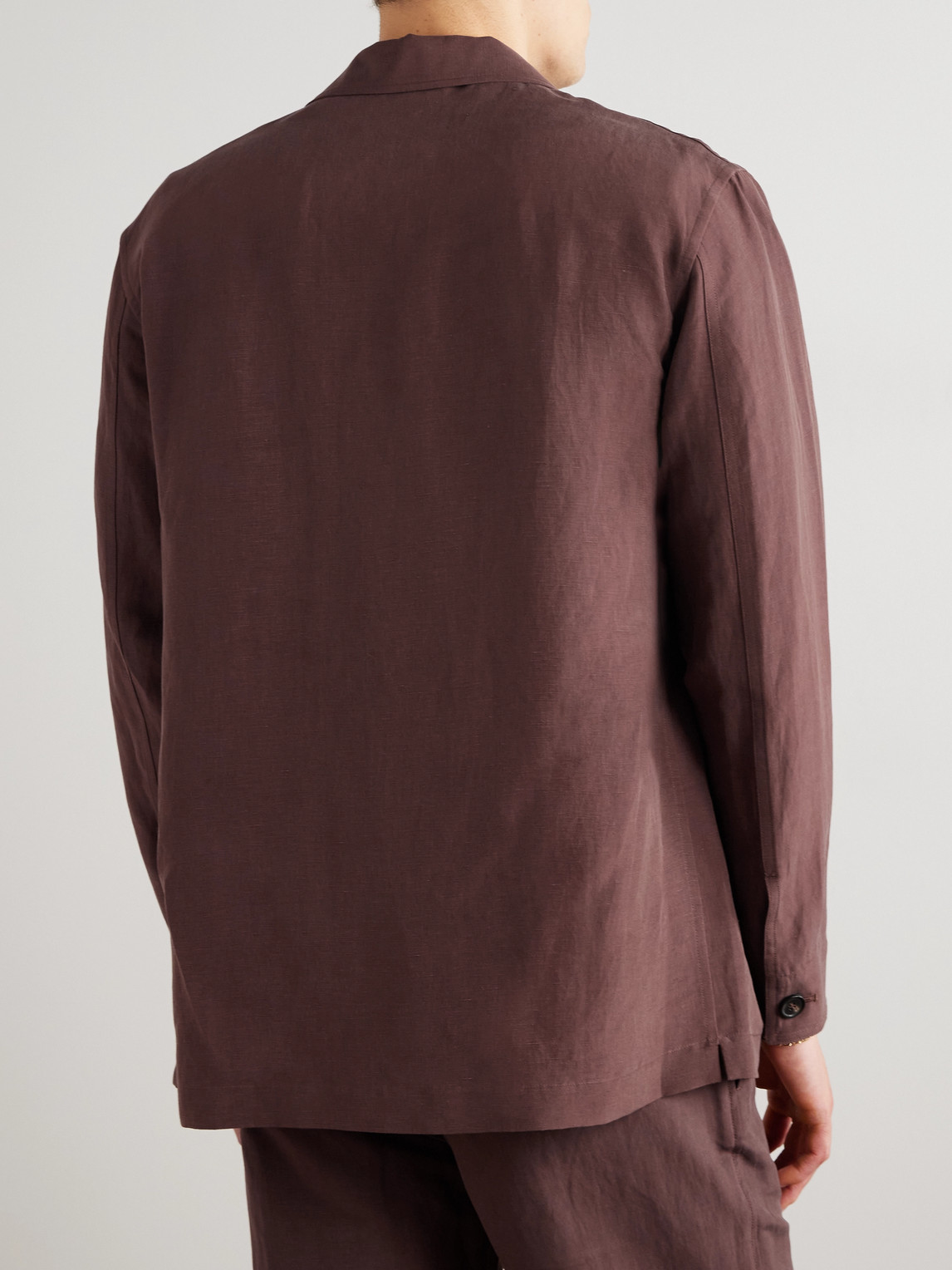 Loro Piana Joele Linen And Silk-blend Overshirt