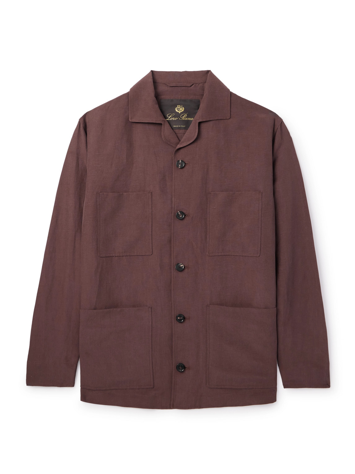 Loro Piana Joele Linen And Silk-blend Overshirt