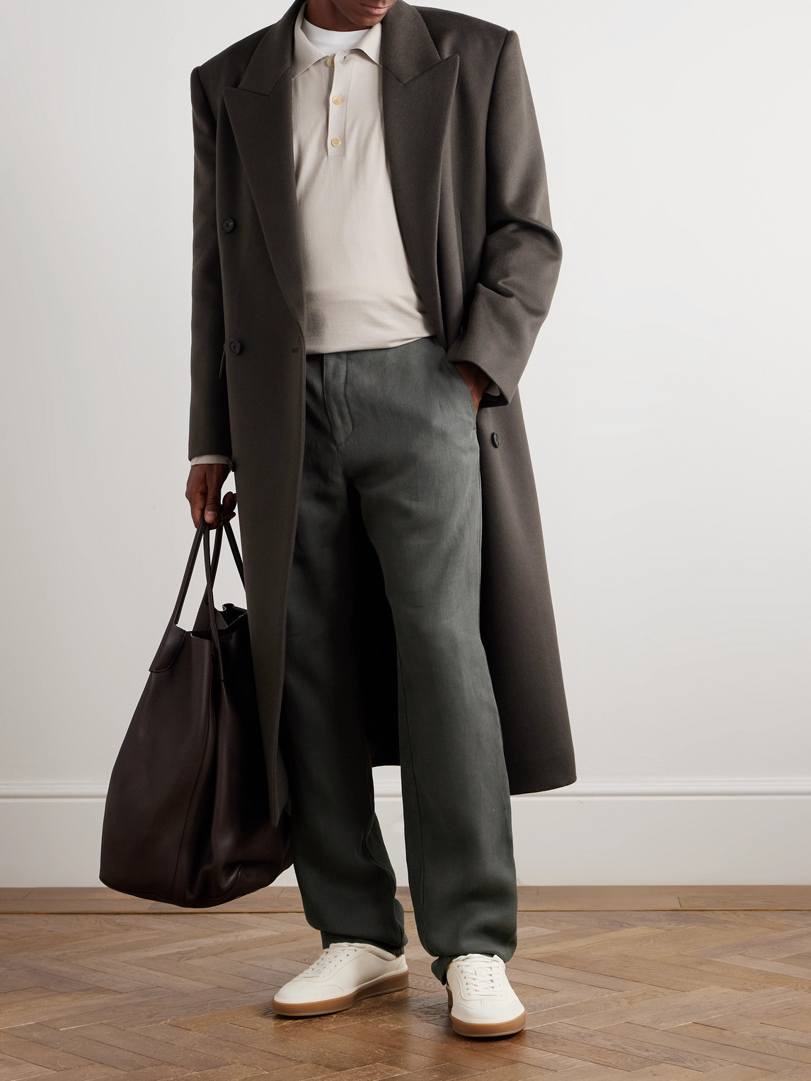 Loro Piana Harper Straight-Leg Linen-Twill Trousers - Men