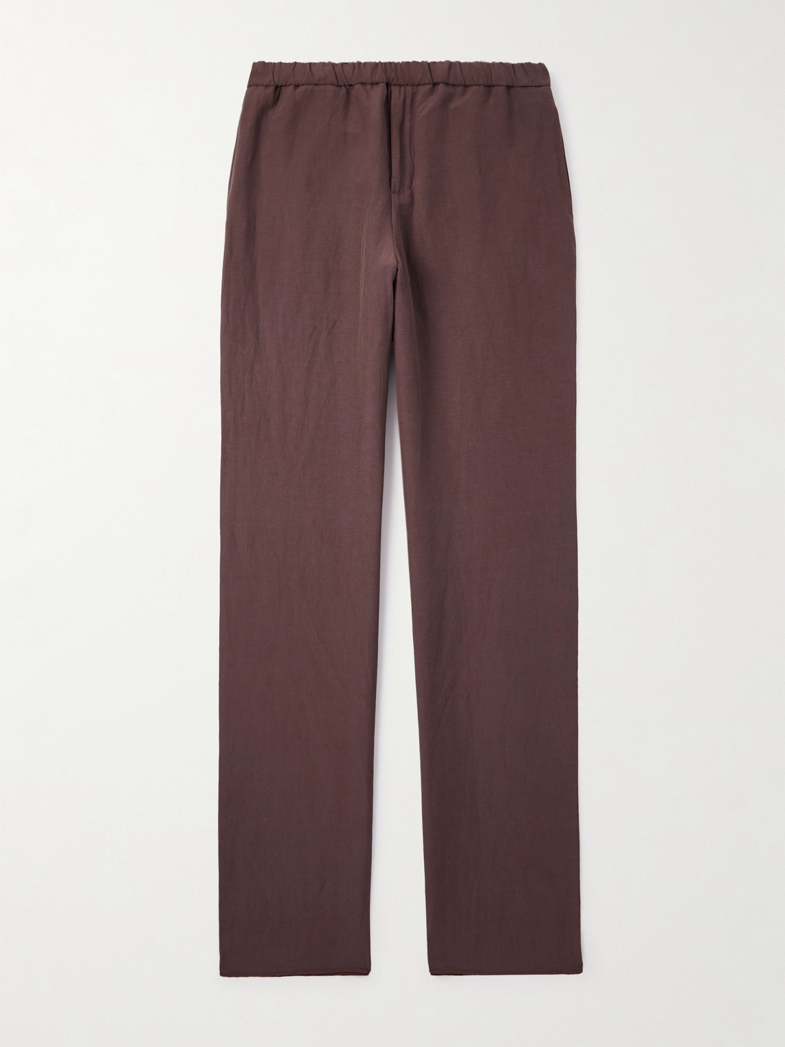 Loro Piana Maryln Straight-Leg Linen and Silk-Blend Trousers - Men
