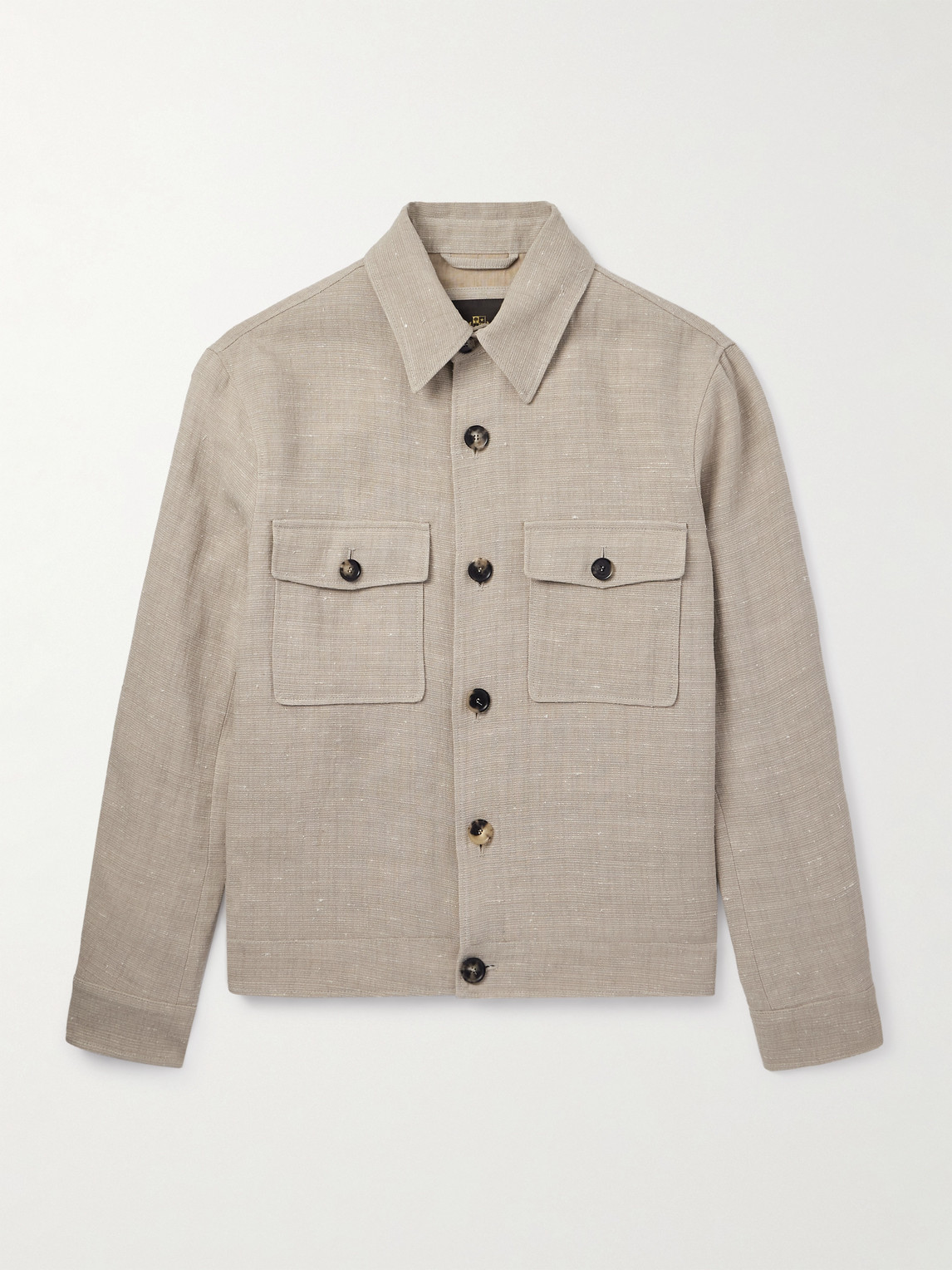 Loro Piana Clem Linen and Silk-Blend Trucker Jacket - Men