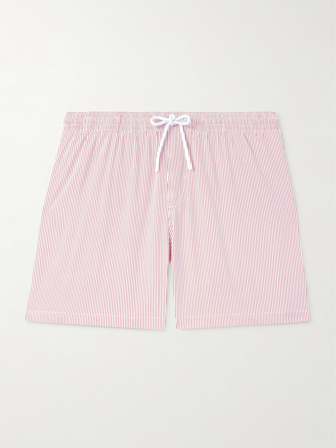 Loro Piana Daneu Straight-Leg Mid-Length Striped Swim Shorts - Men