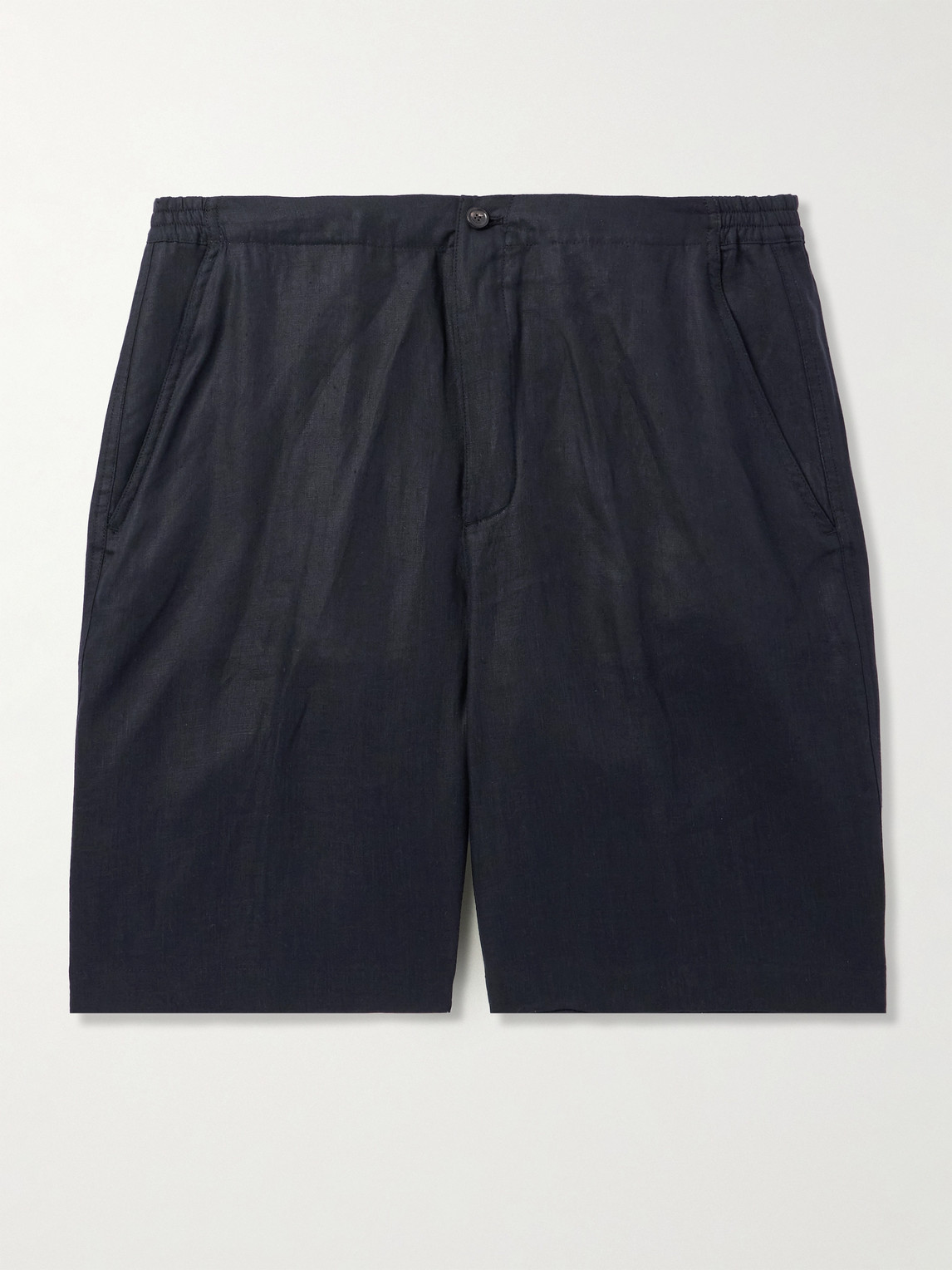 Loro Piana Straight-Leg Linen Shorts - Men