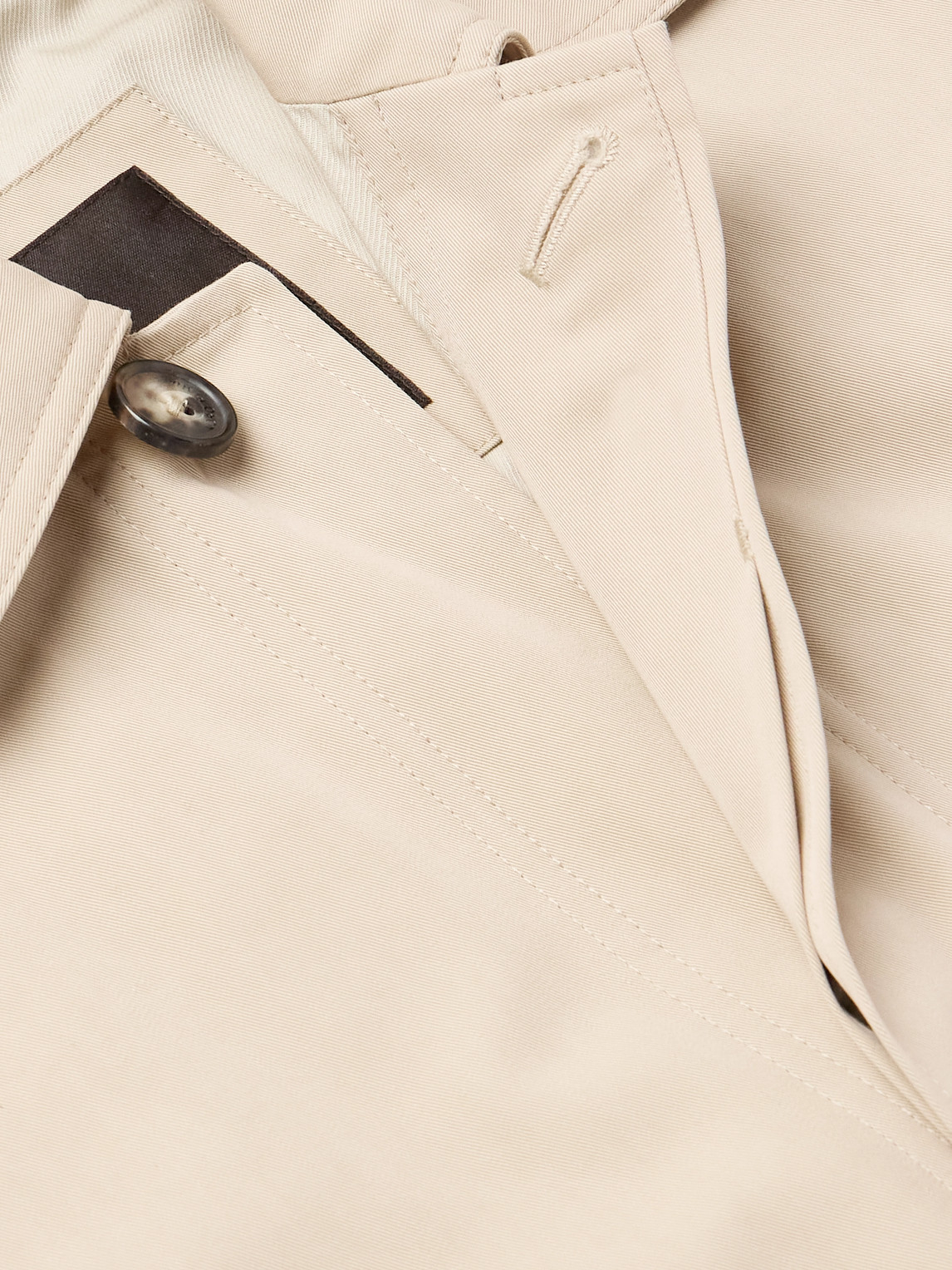 Loro Piana Rudolf Rain System® Cotton-blend Gabardine Blouson Jacket In Neutrals