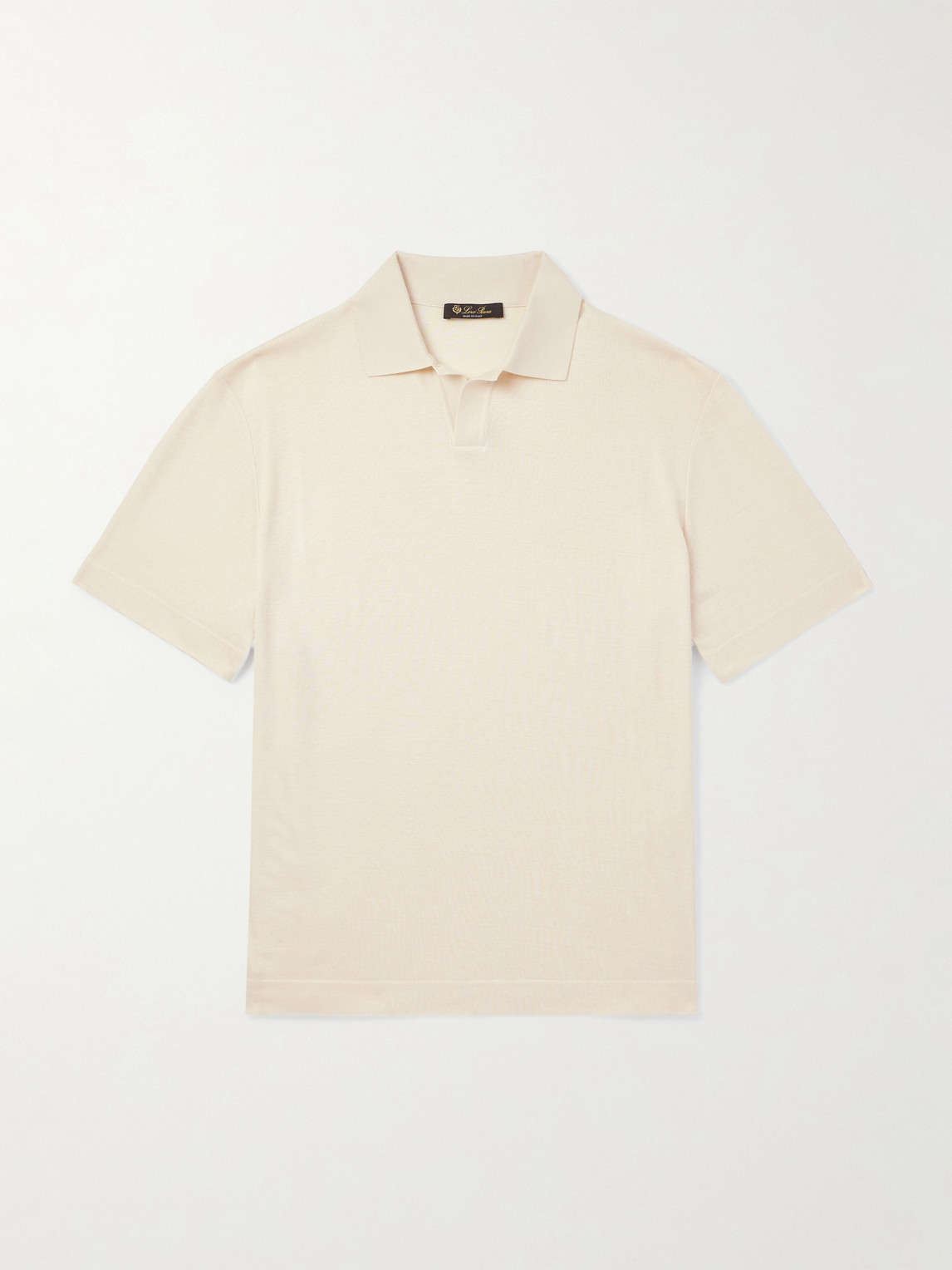Loro Piana Valpiana ilk and Cotton-Blend Polo hirt - Men