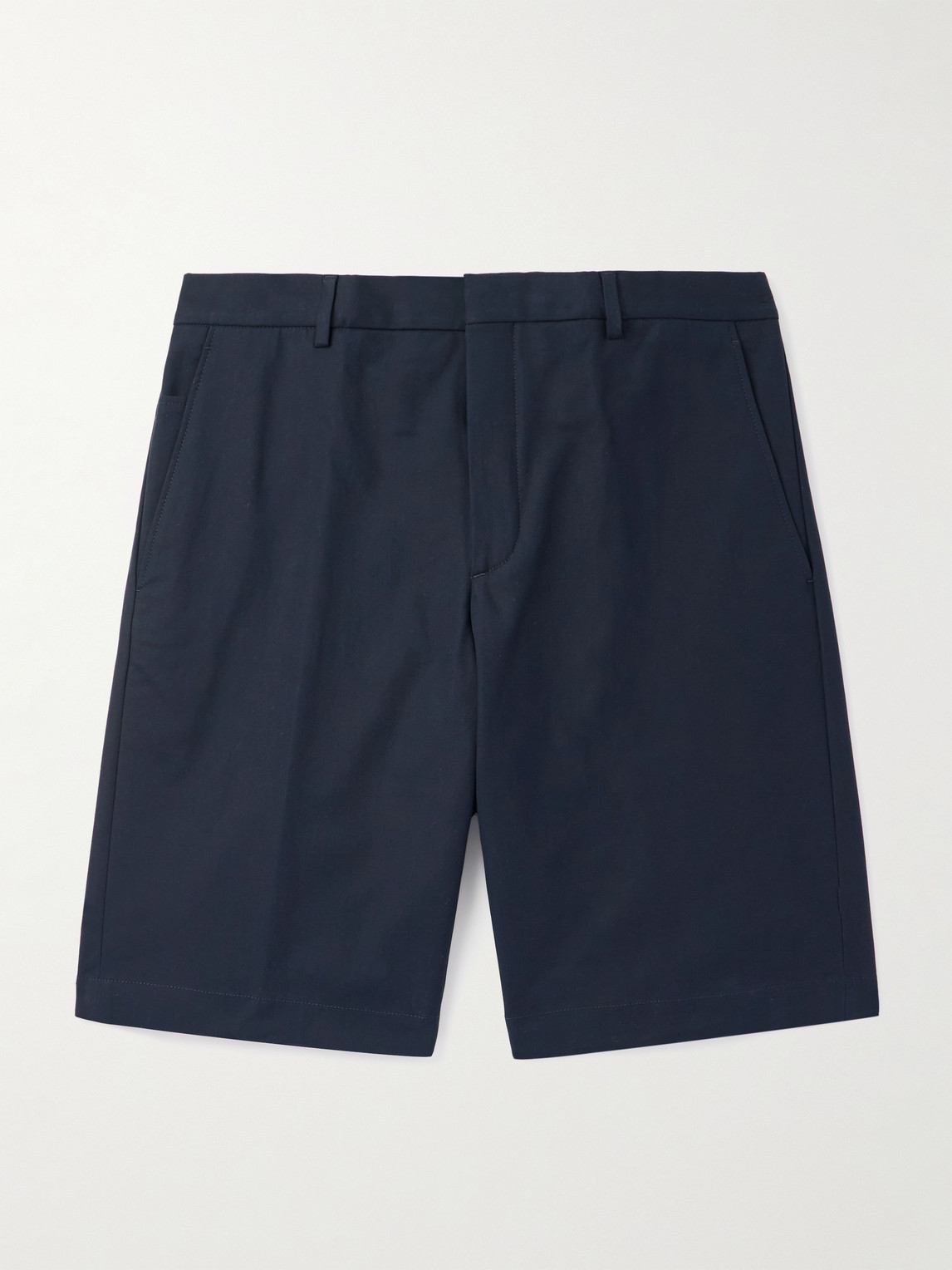 Loro Piana Jarno Straight-Leg Stretch-Cotton Bermuda Shorts - Men