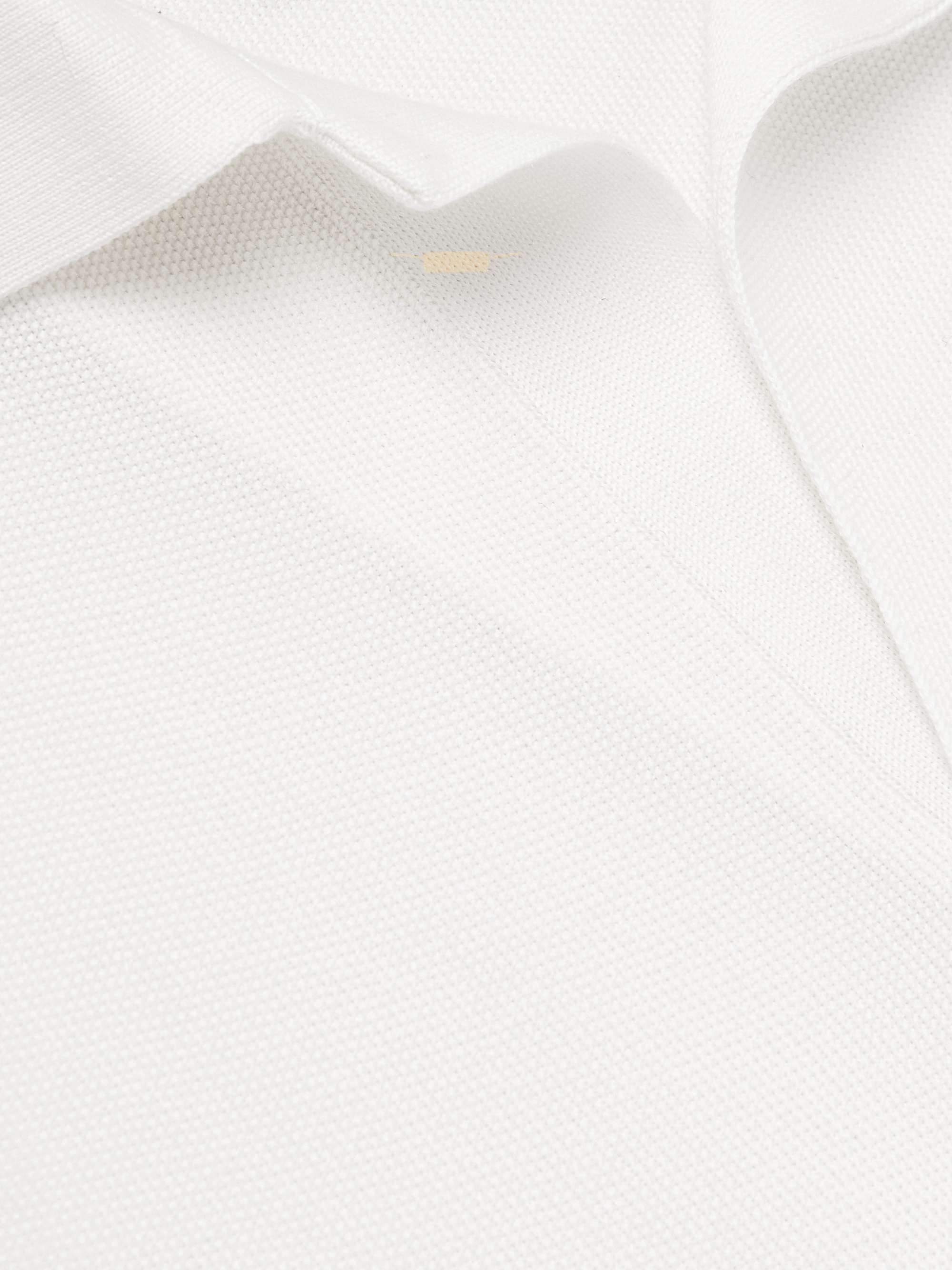 LORO PIANA Cotton and Silk-Blend Piqué Polo Shirt