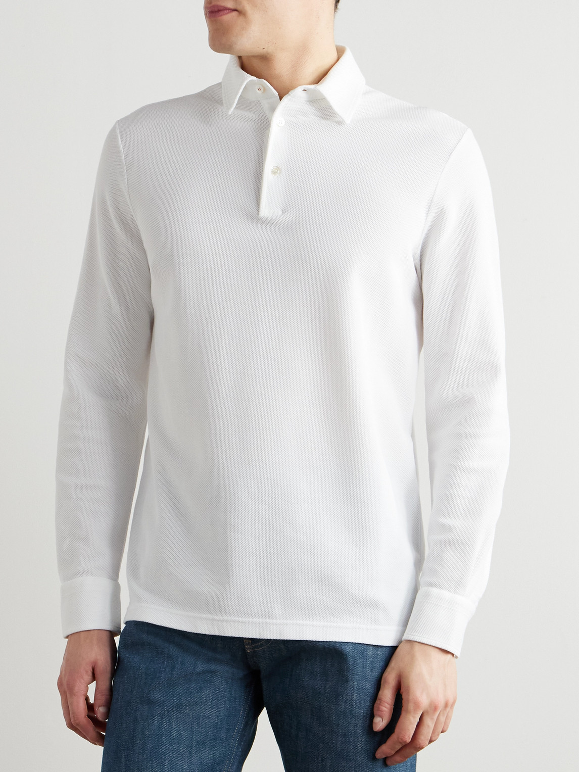 Cotton-Piqué Polo Shirt