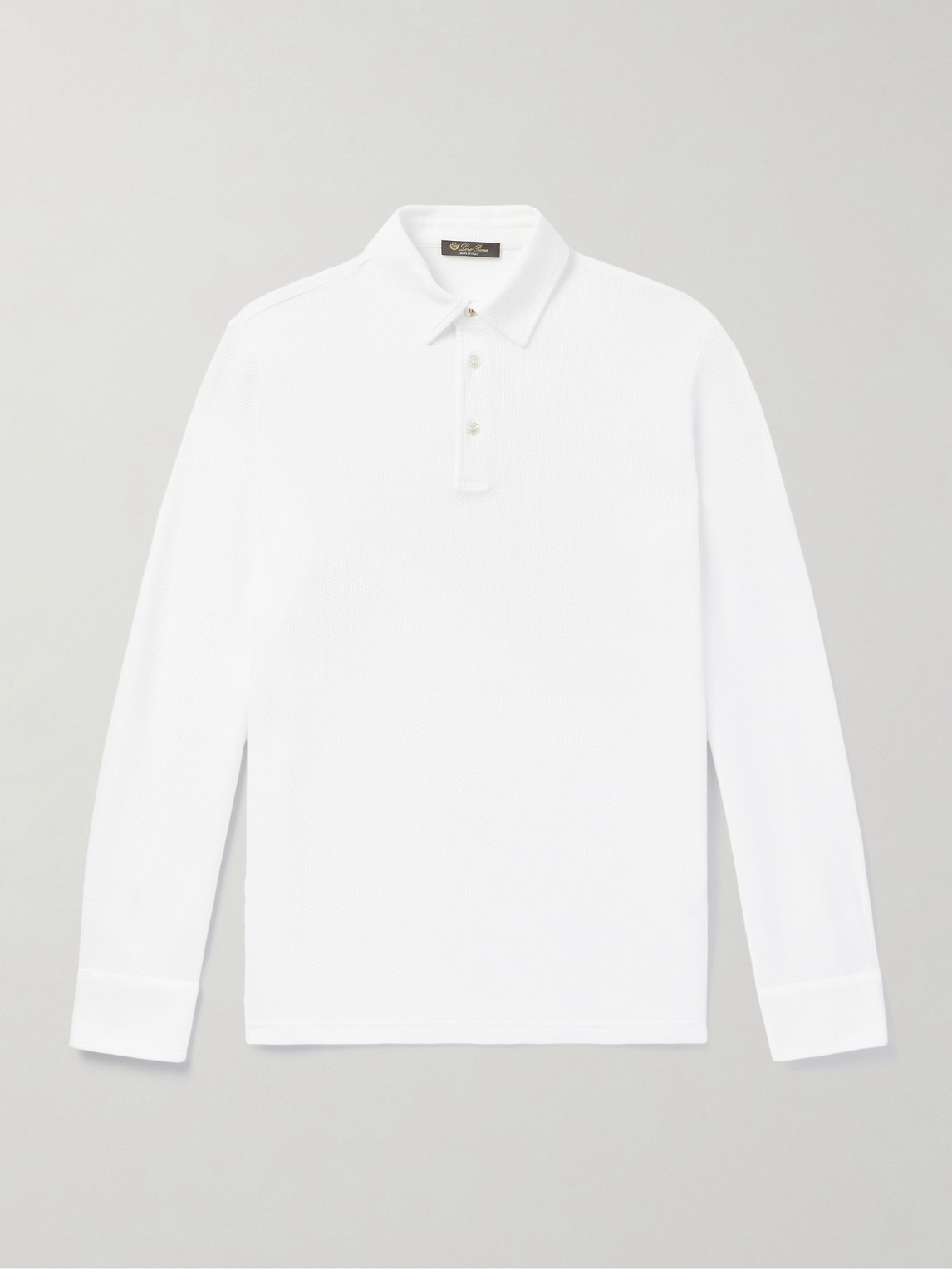 Loro Piana Cotton-Piqué Polo hirt - Men