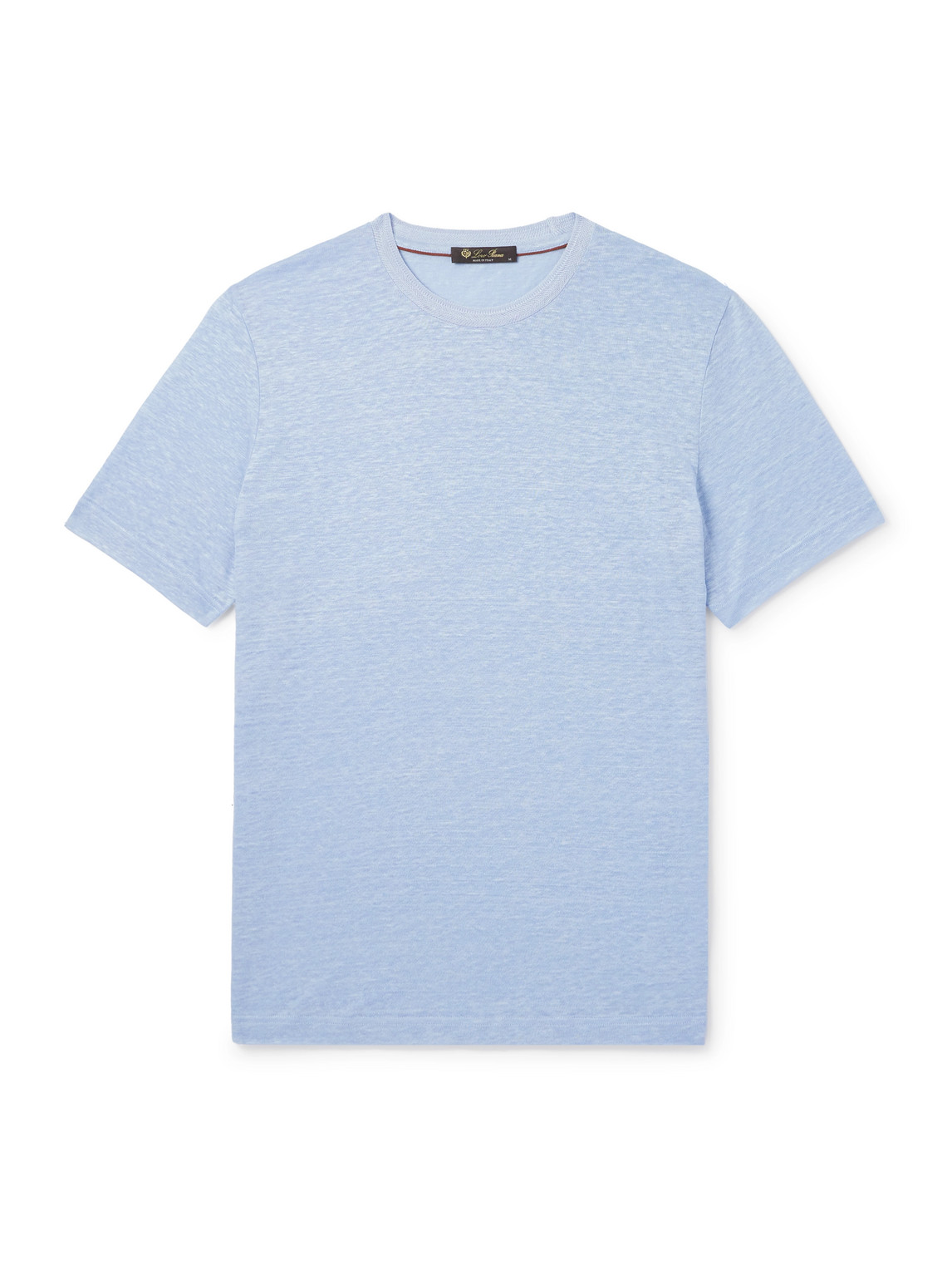 Loro Piana Linen T-shirt In Blue